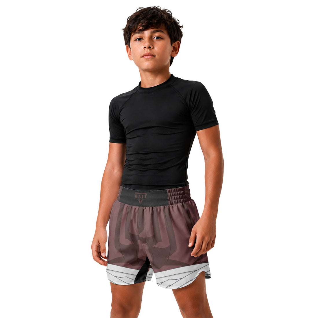 Kimetsu No Yaiba Kamado Tanjiro Kids Grappling Shorts