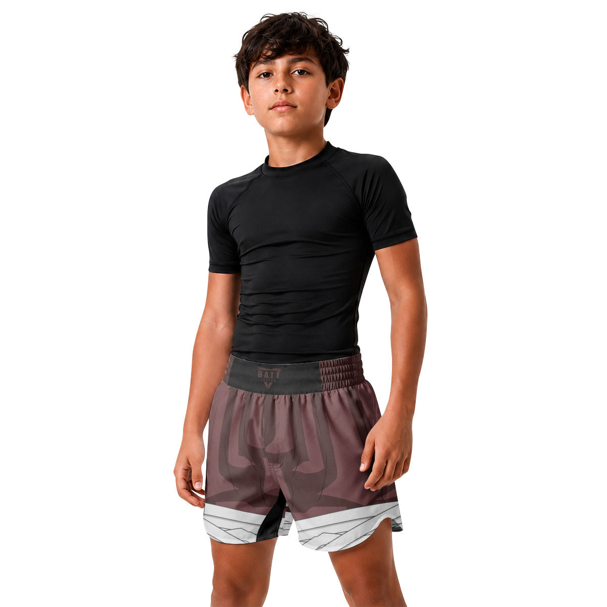 Kimetsu No Yaiba Kamado Tanjiro Kids Grappling Shorts