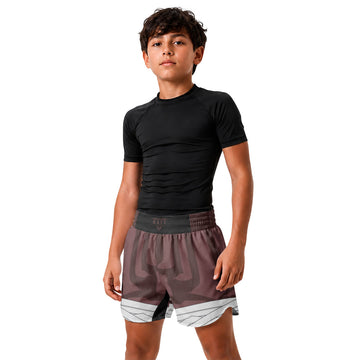 Kimetsu No Yaiba Kamado Tanjiro Kids Grappling Shorts