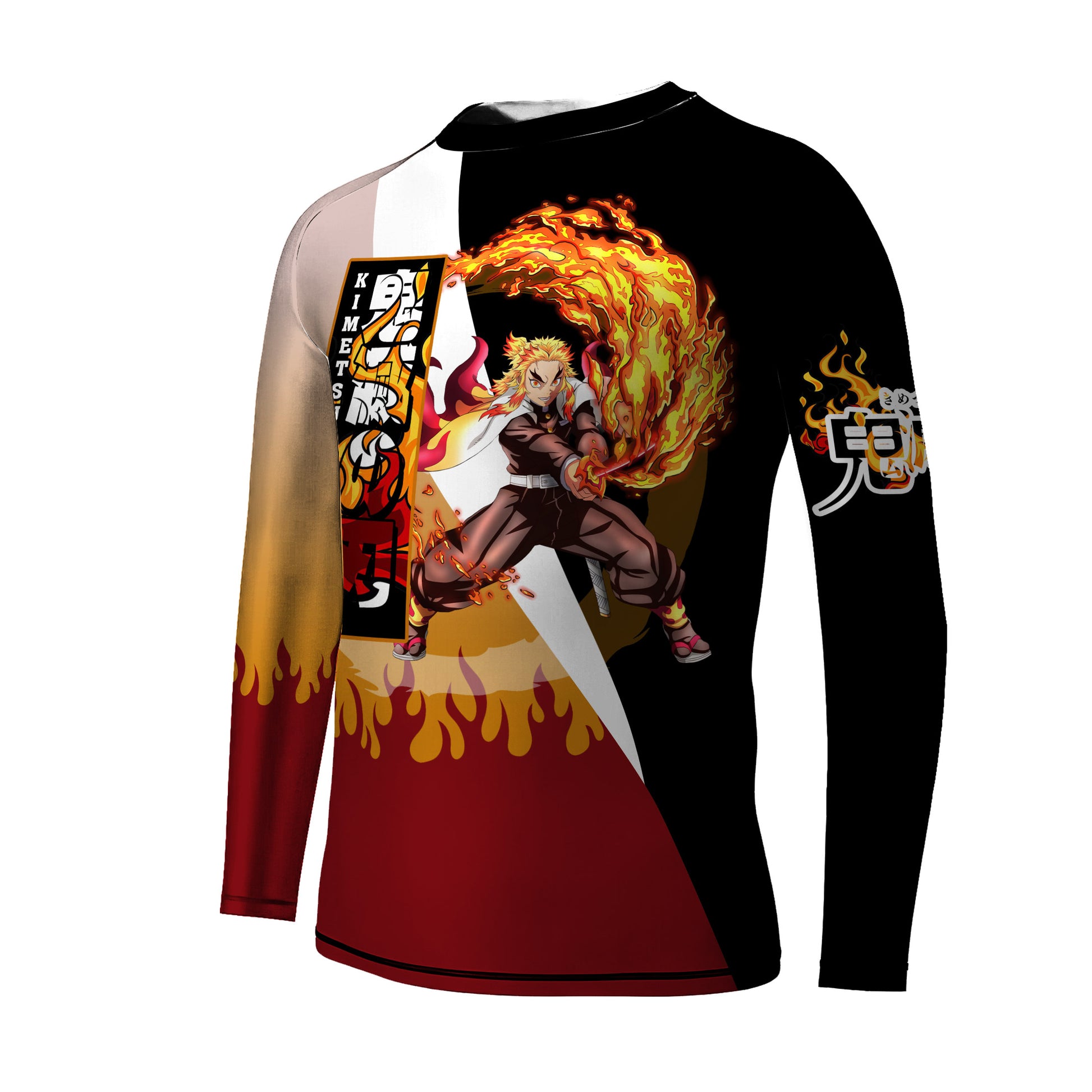 Kimetsu No Yaiba Rengoku Kyojuro Kids Rash Guard
