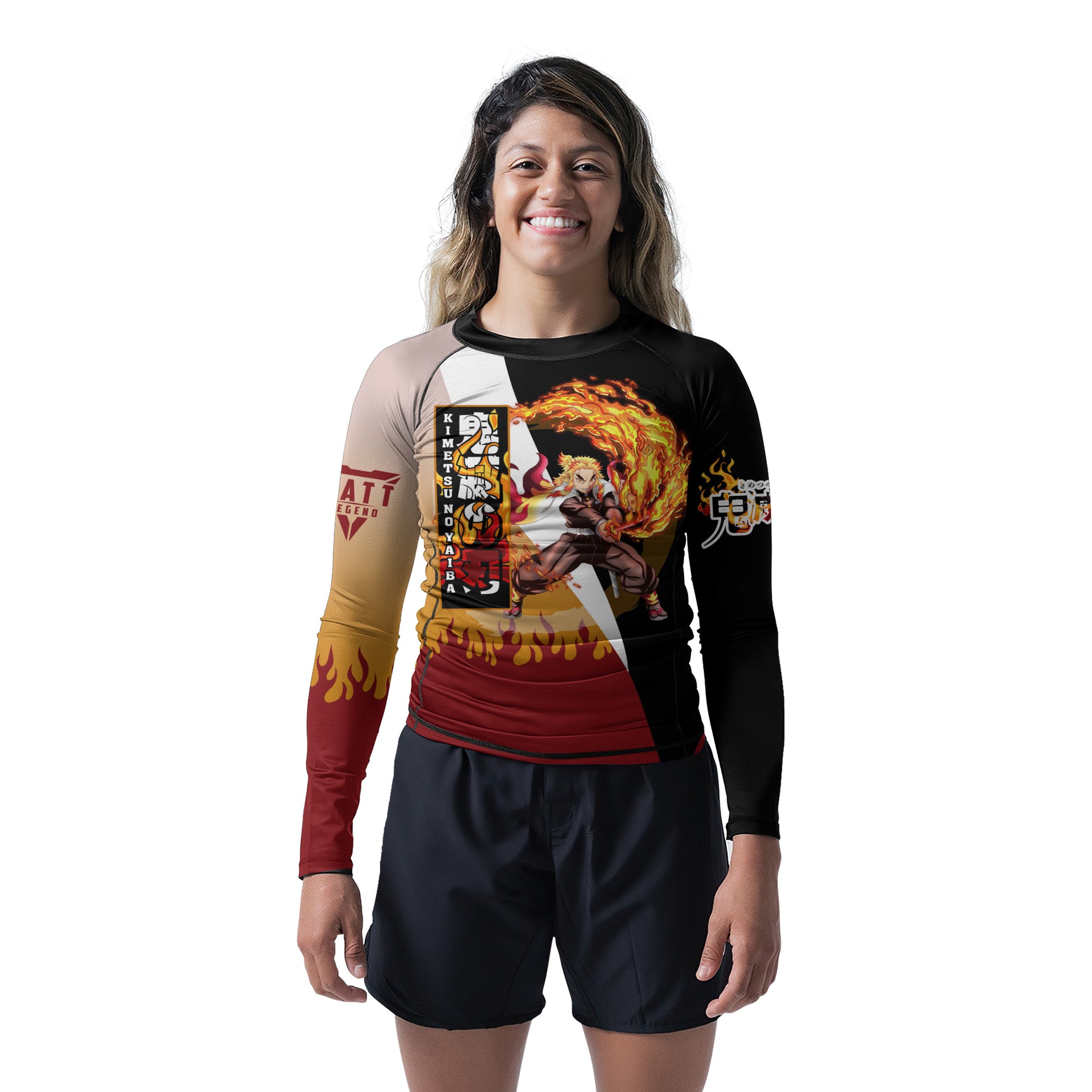 Kimetsu No Yaiba Rengoku Kyojuro Rash Guard