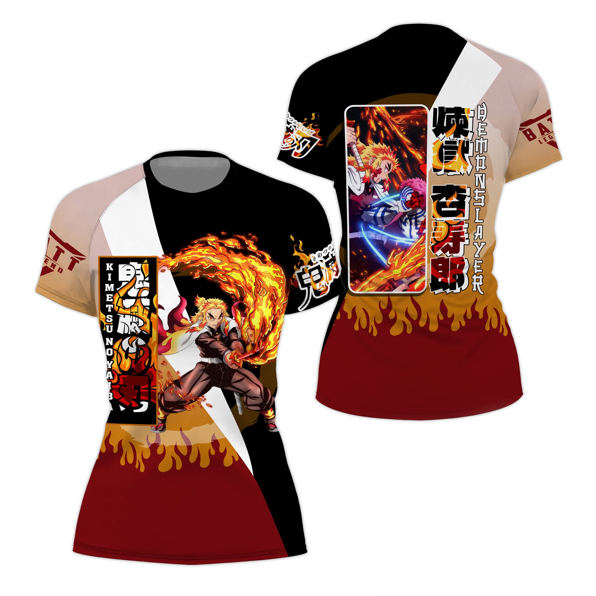 Kimetsu No Yaiba Rengoku Kyojuro Rash Guard