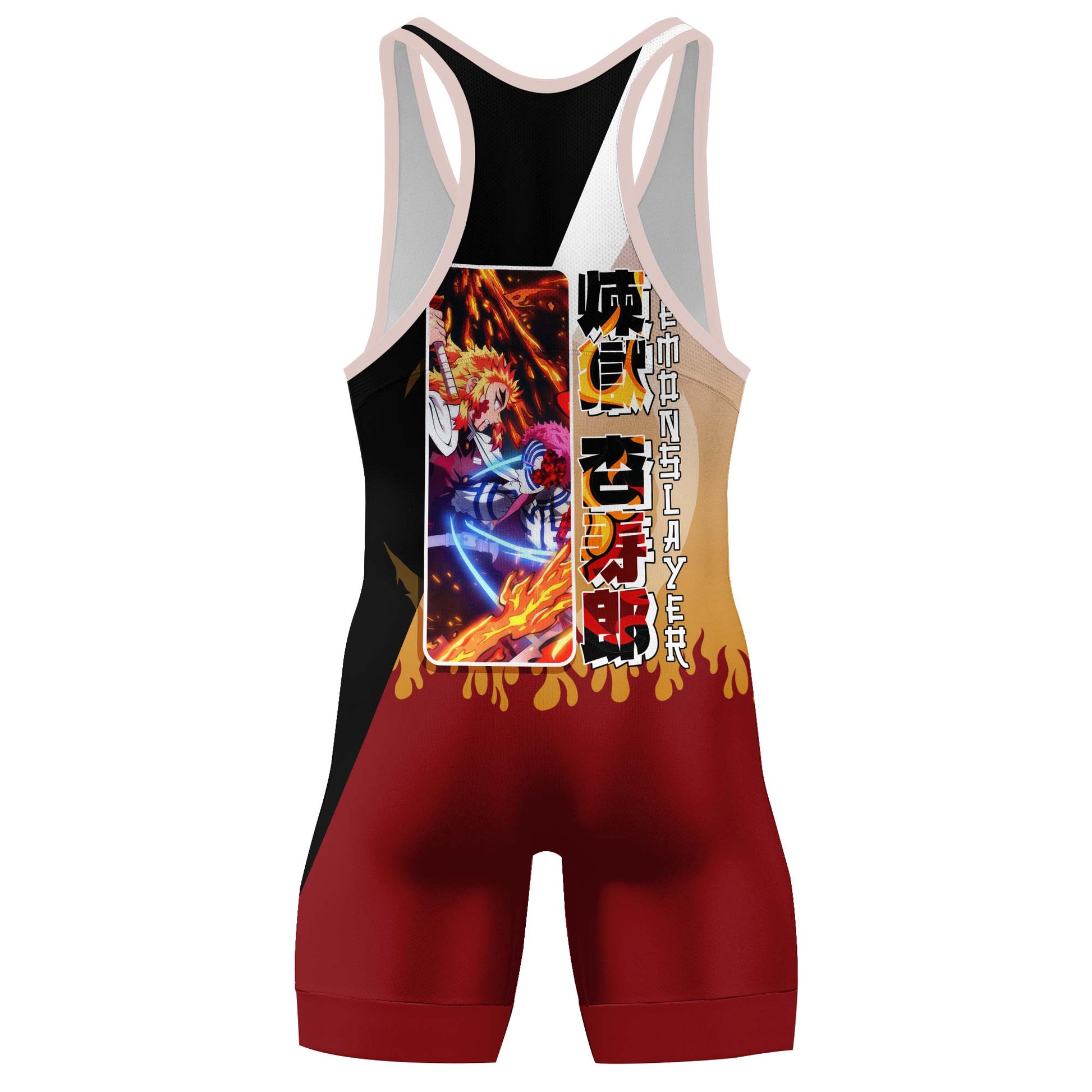 Kimetsu No Yaiba Rengoku Kyojuro Wrestling Singlet