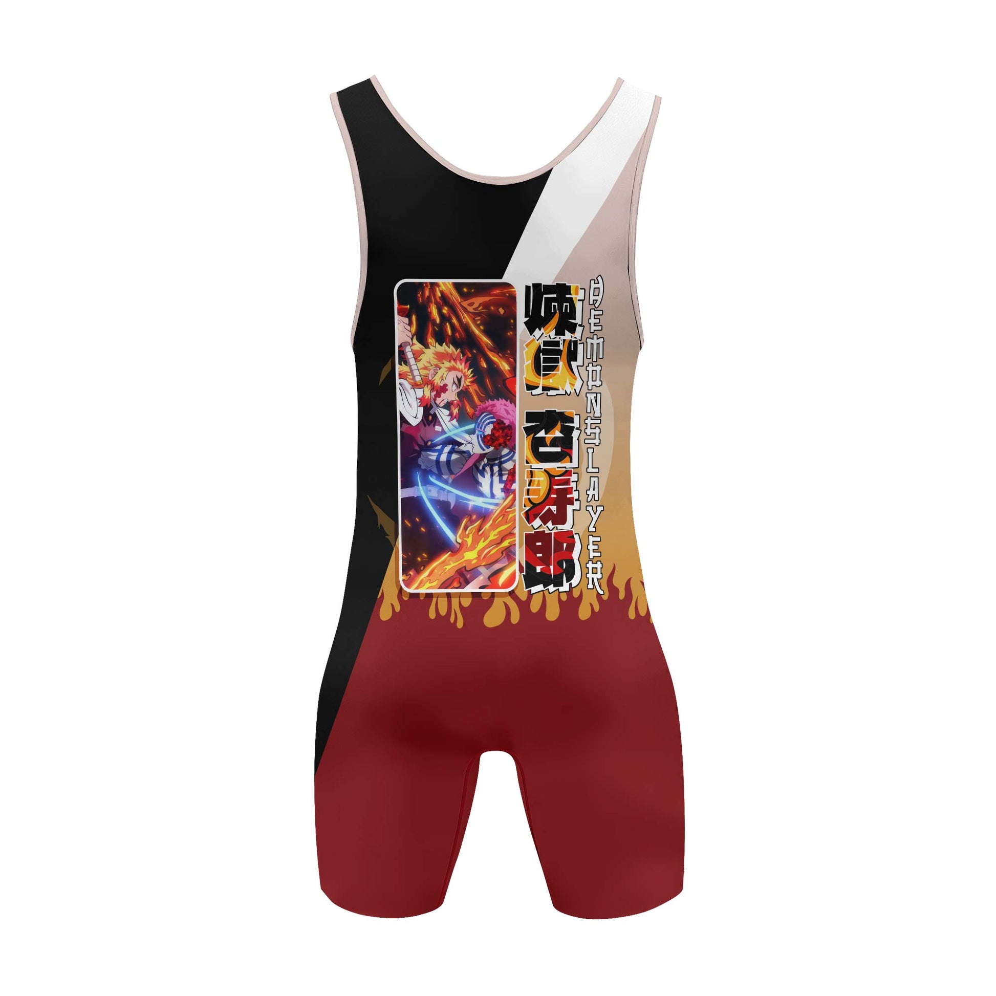 Kimetsu No Yaiba Rengoku Kyojuro Wrestling Singlet