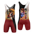 Kimetsu No Yaiba Rengoku Kyojuro Wrestling Singlet