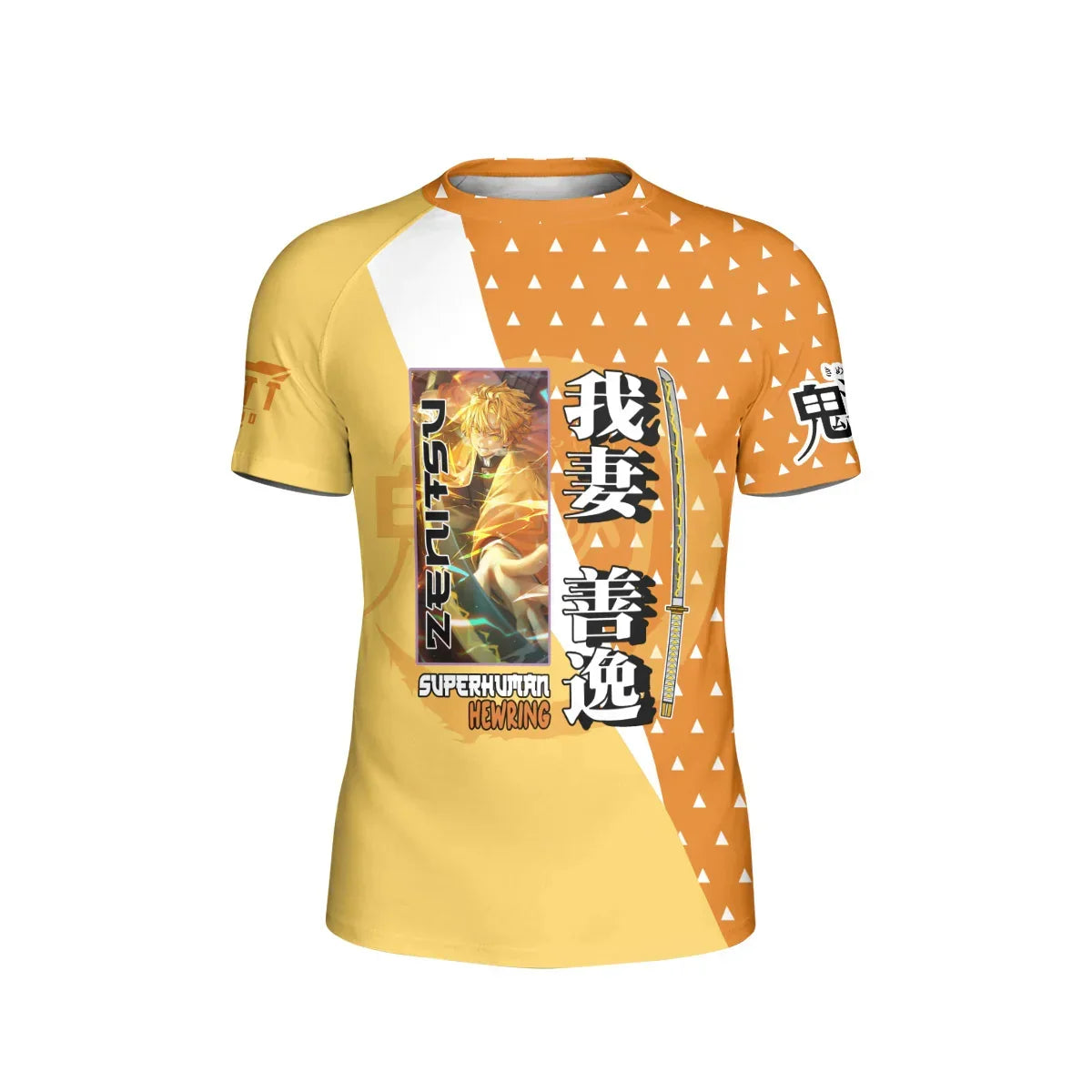 Kimetsu no Yaiba Agatsuma Zenitsu Kids Rash Guard