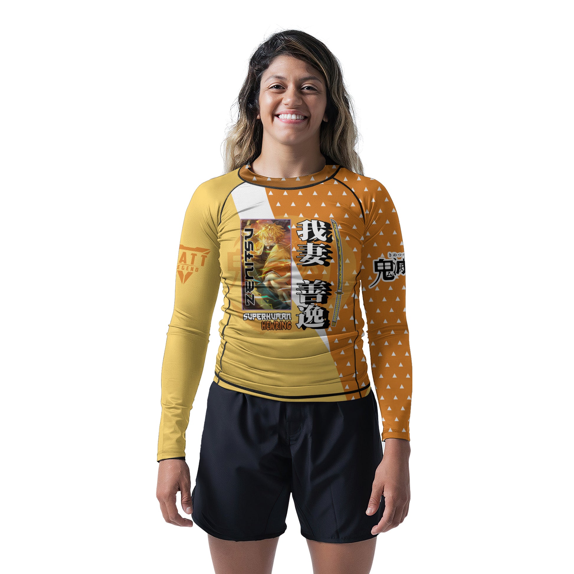 Kimetsu no Yaiba Agatsuma Zenitsu Rash Guard