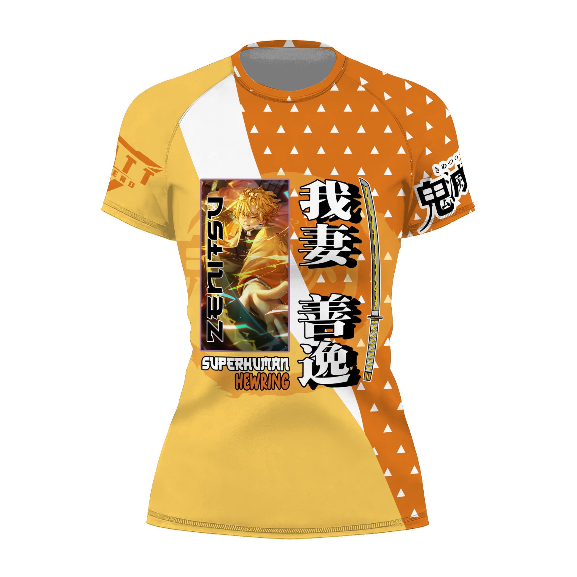 Kimetsu no Yaiba Agatsuma Zenitsu Rash Guard