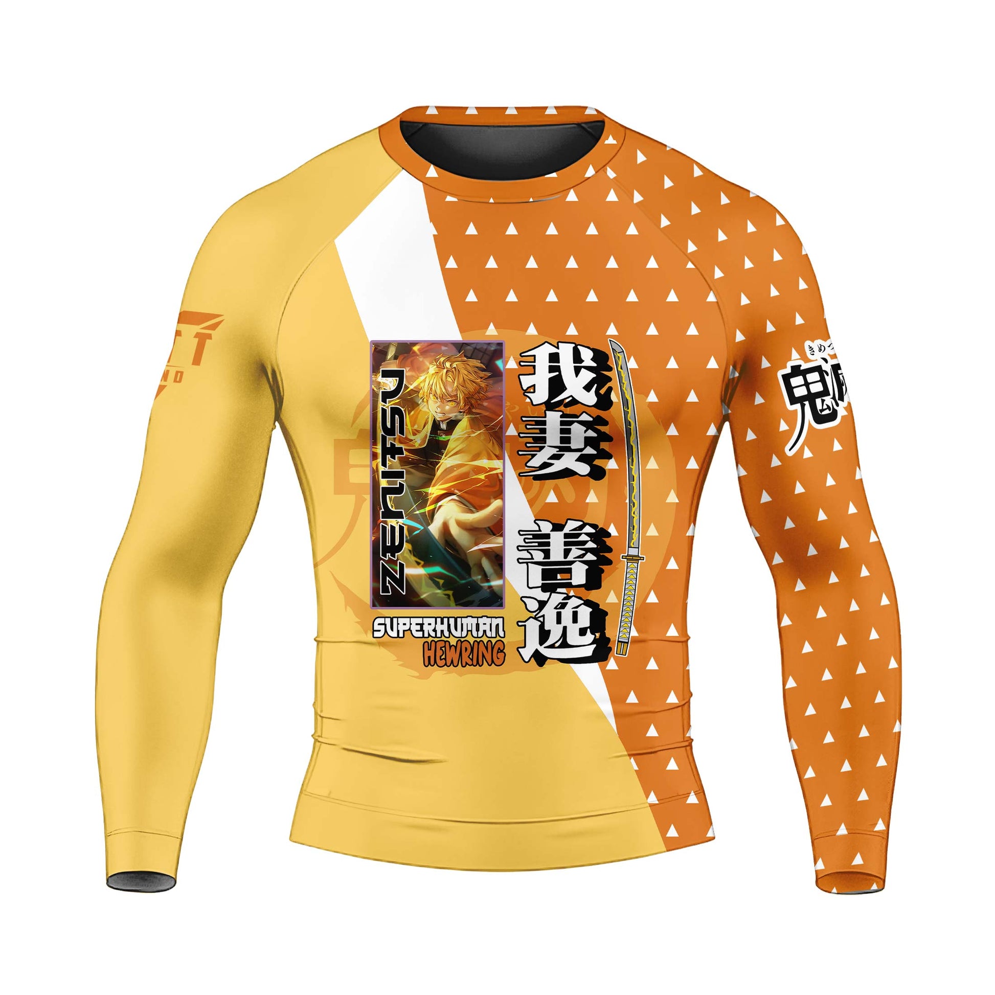 Kimetsu no Yaiba Agatsuma Zenitsu Rash Guard