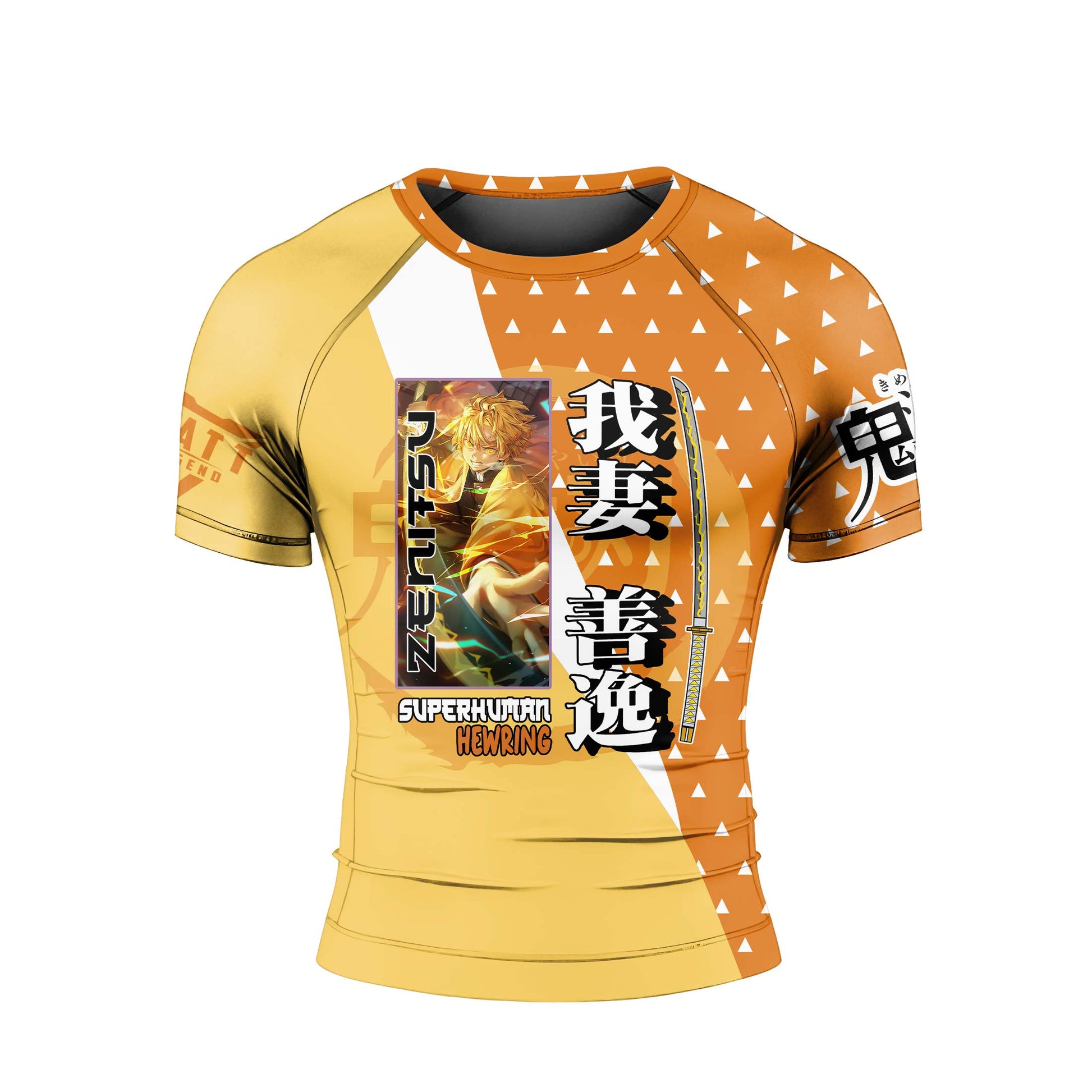 Kimetsu no Yaiba Agatsuma Zenitsu Rash Guard