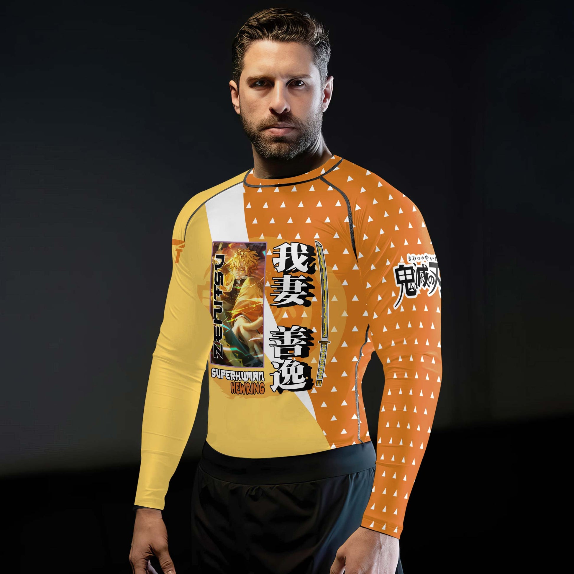 Kimetsu no Yaiba Agatsuma Zenitsu Rash Guard