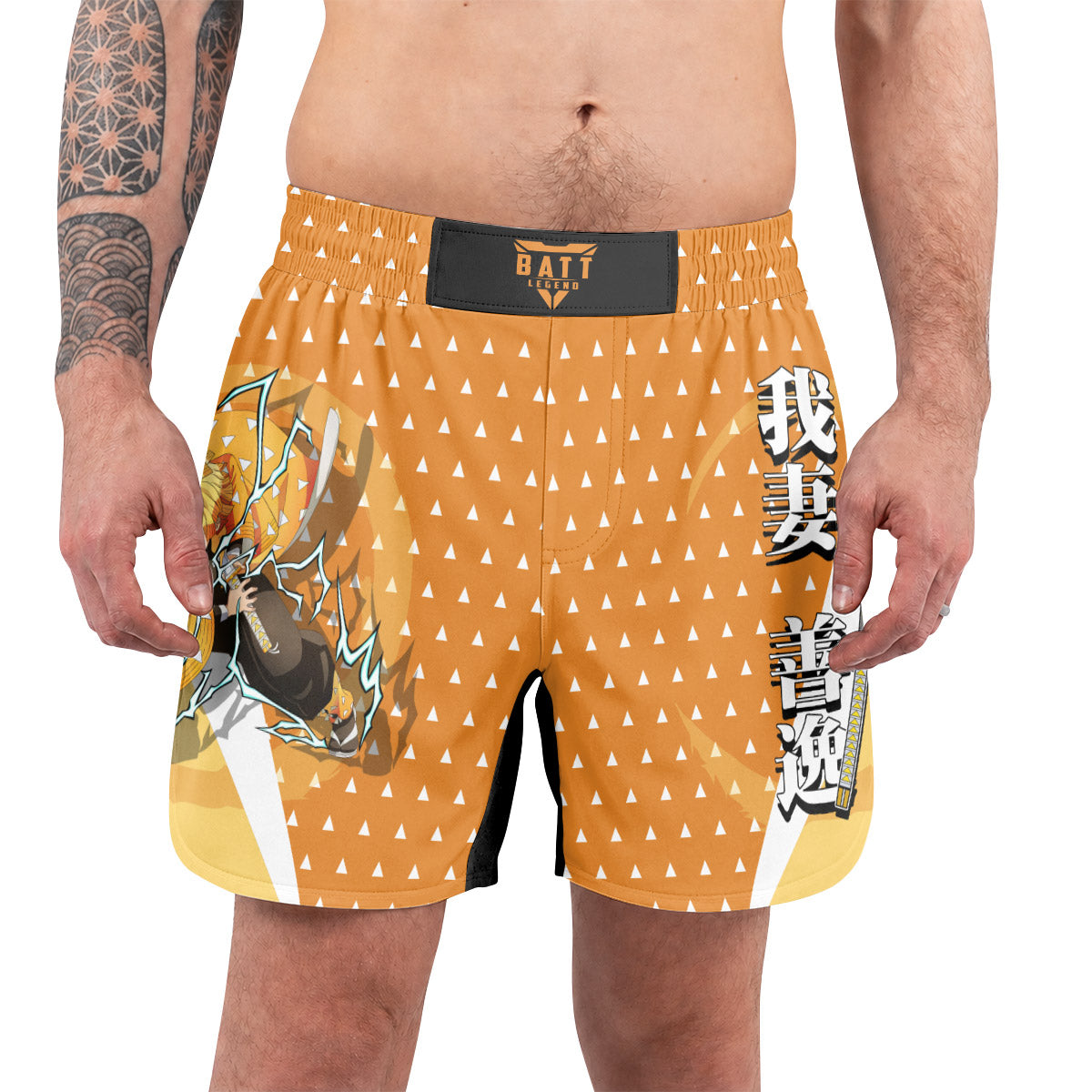 Kimetsu no Yaiba Agatsuma Zenitsu Grappling Shorts