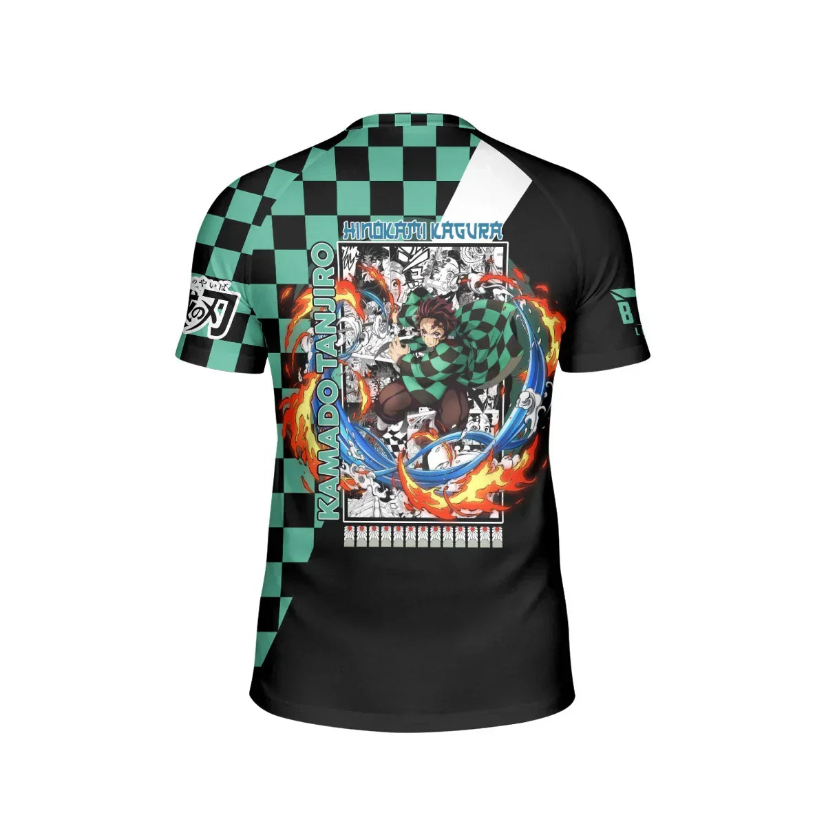 Kimetsu no Yaiba Tanjiro Hinokami Kagura Kids Rash Guard