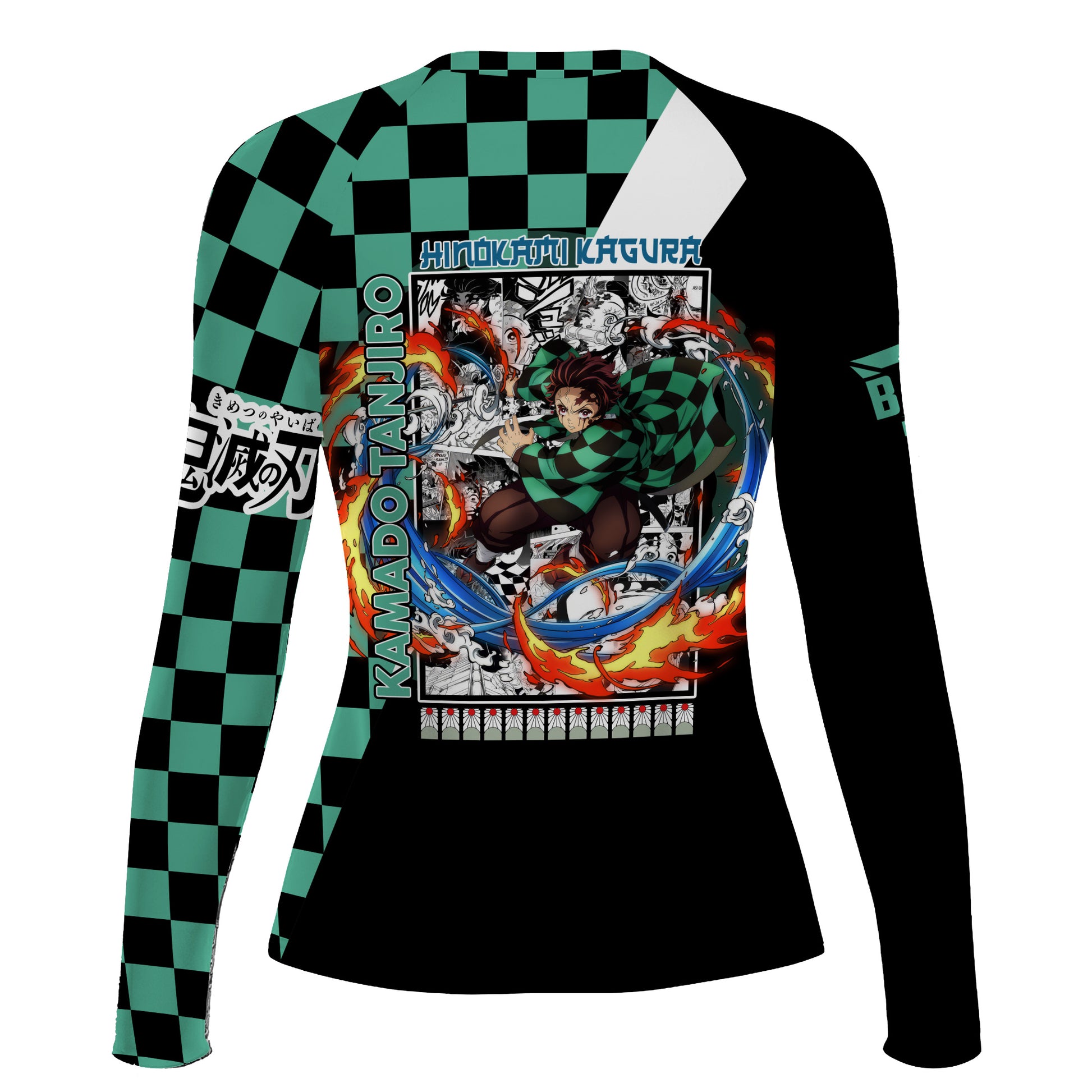 Kimetsu no Yaiba Tanjiro Hinokami Kagura Rash Guard