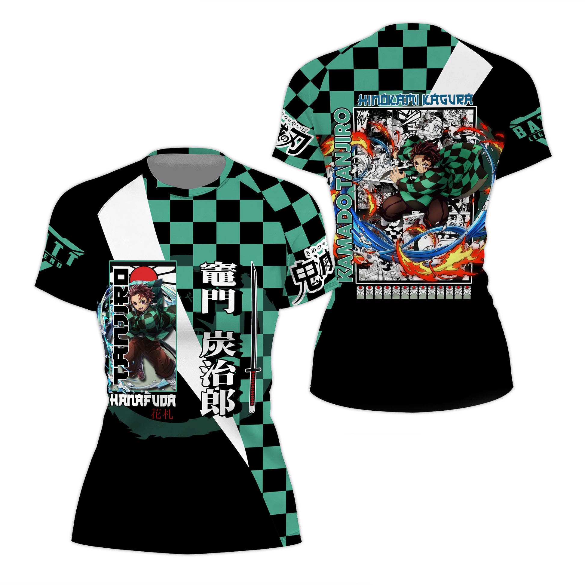 Kimetsu no Yaiba Tanjiro Hinokami Kagura Rash Guard