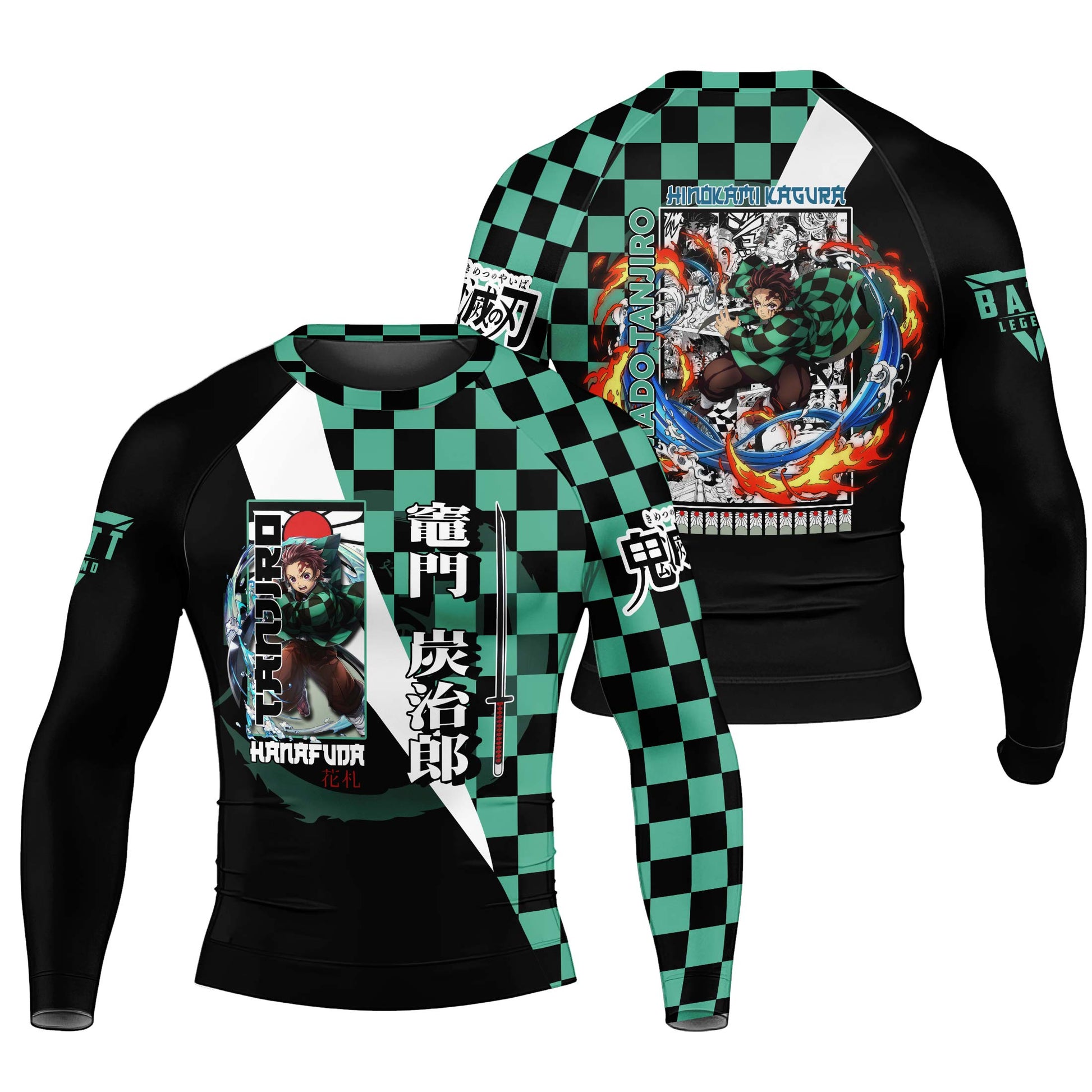 Kimetsu no Yaiba Tanjiro Hinokami Kagura Rash Guard