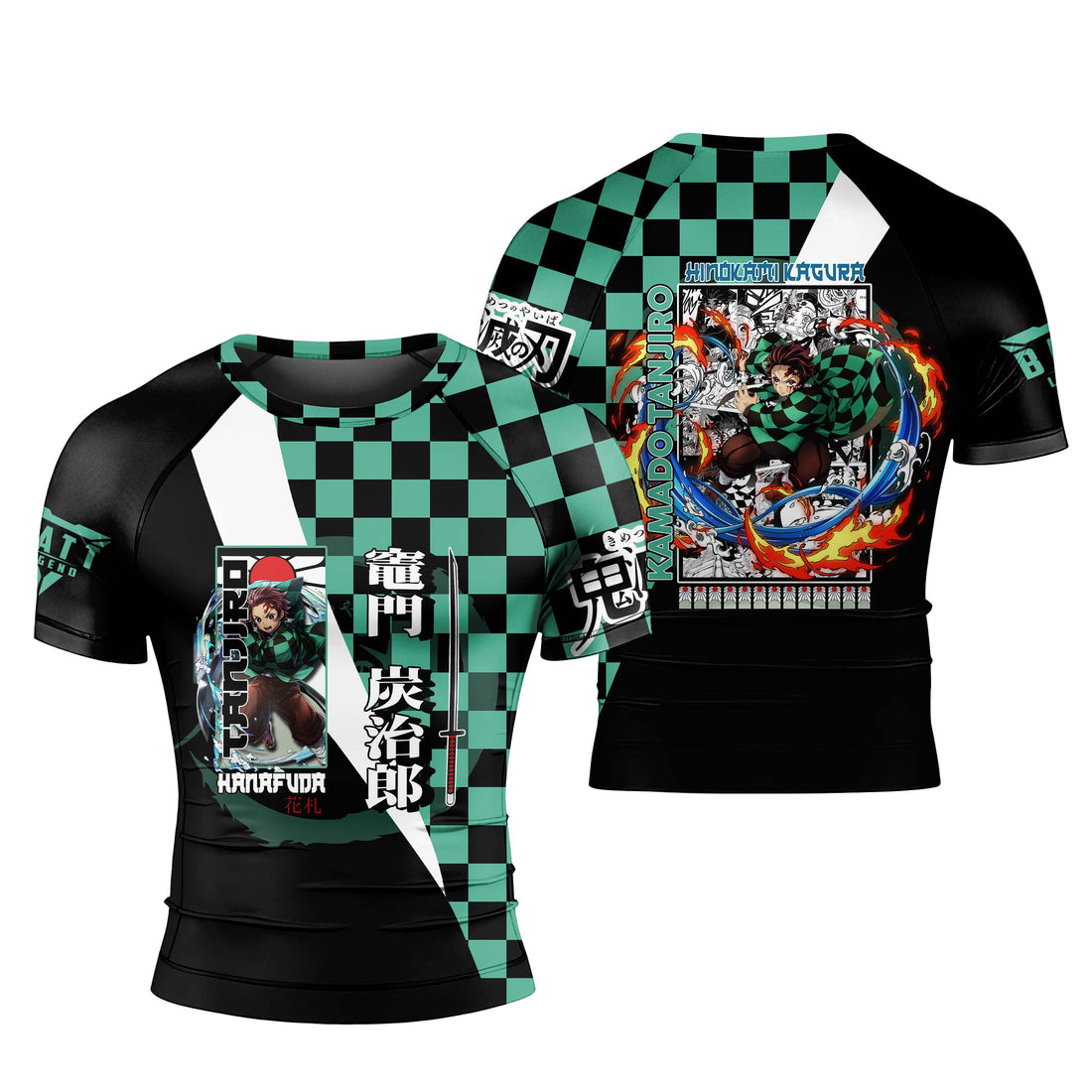 Kimetsu no Yaiba Tanjiro Hinokami Kagura Rash Guard