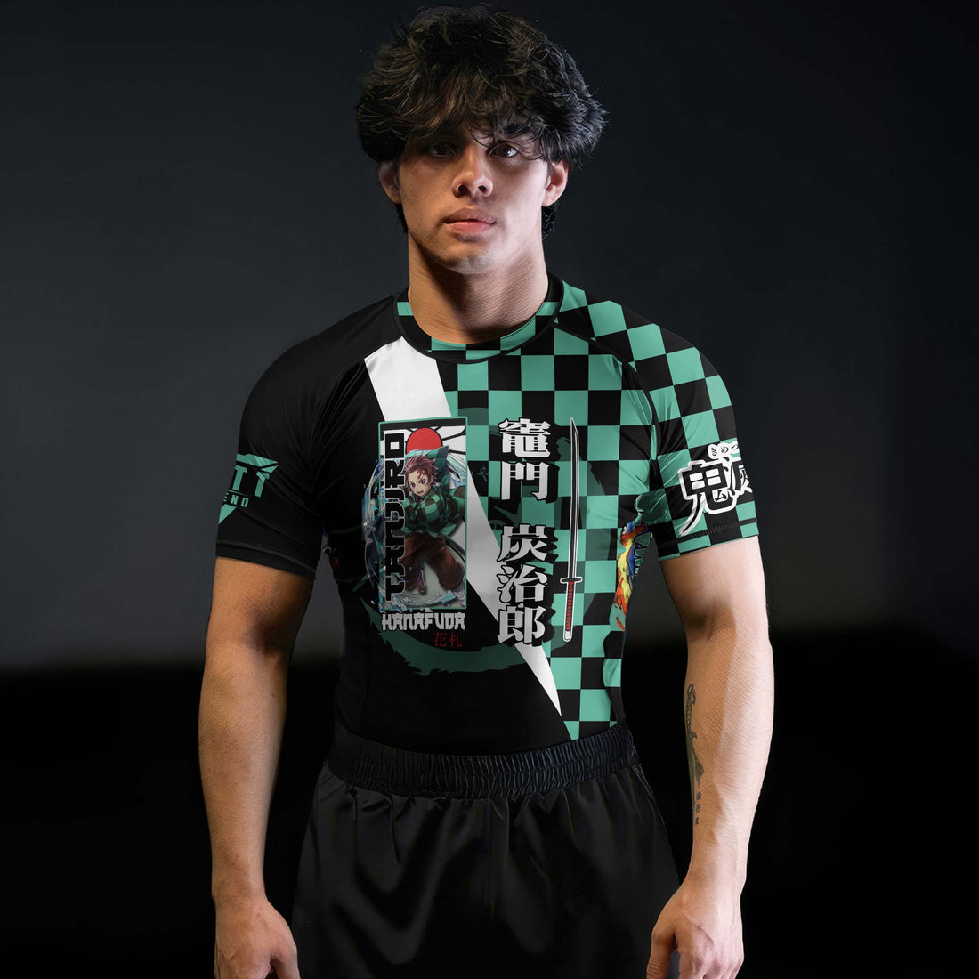 Kimetsu no Yaiba Tanjiro Hinokami Kagura Rash Guard