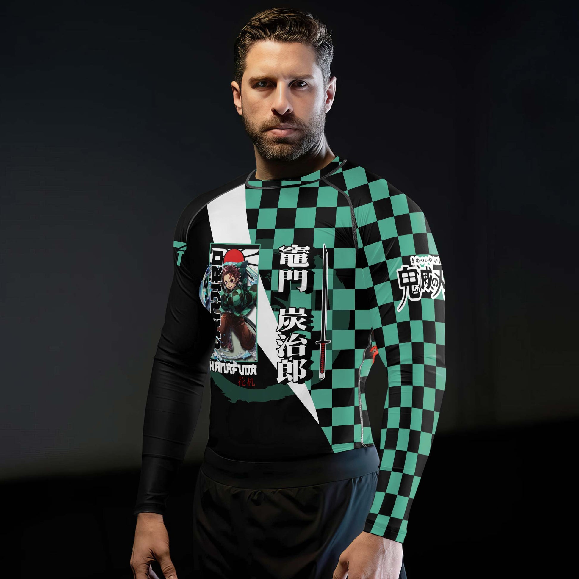 Kimetsu no Yaiba Tanjiro Hinokami Kagura Rash Guard