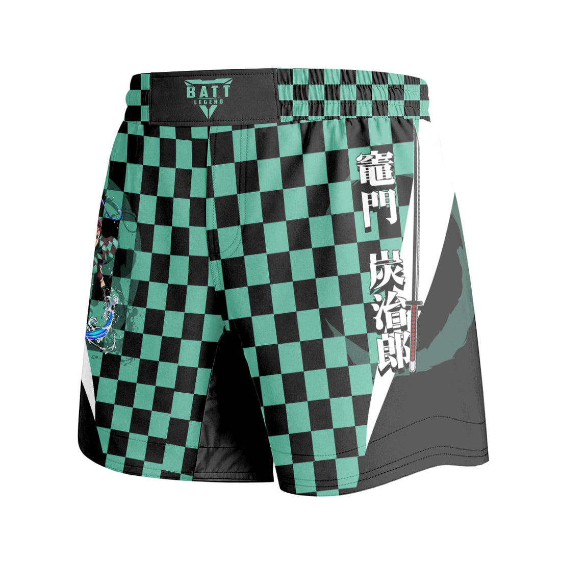 Kimetsu no Yaiba Tanjiro Hinokami Kagura Grappling Shorts