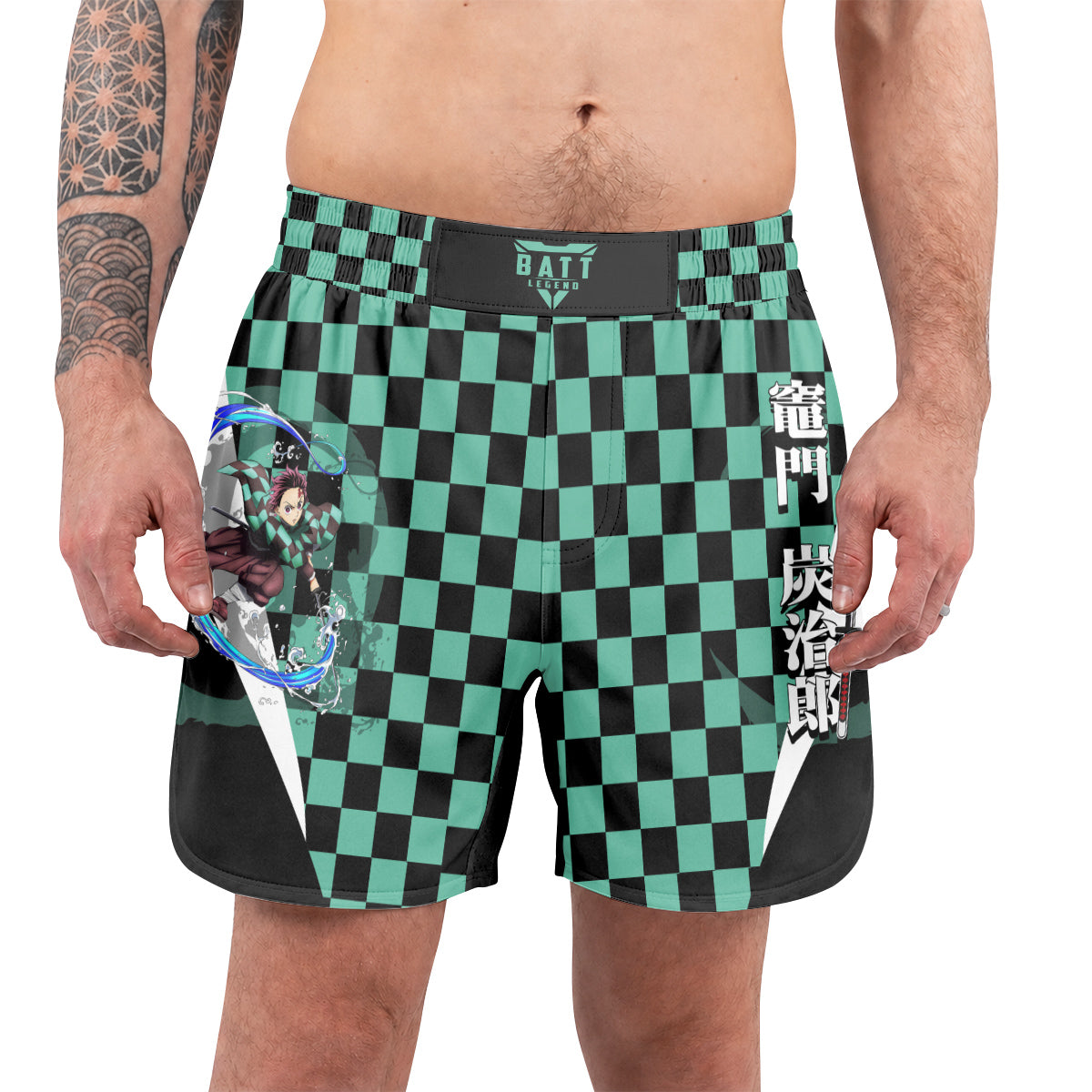 Kimetsu no Yaiba Tanjiro Hinokami Kagura Grappling Shorts