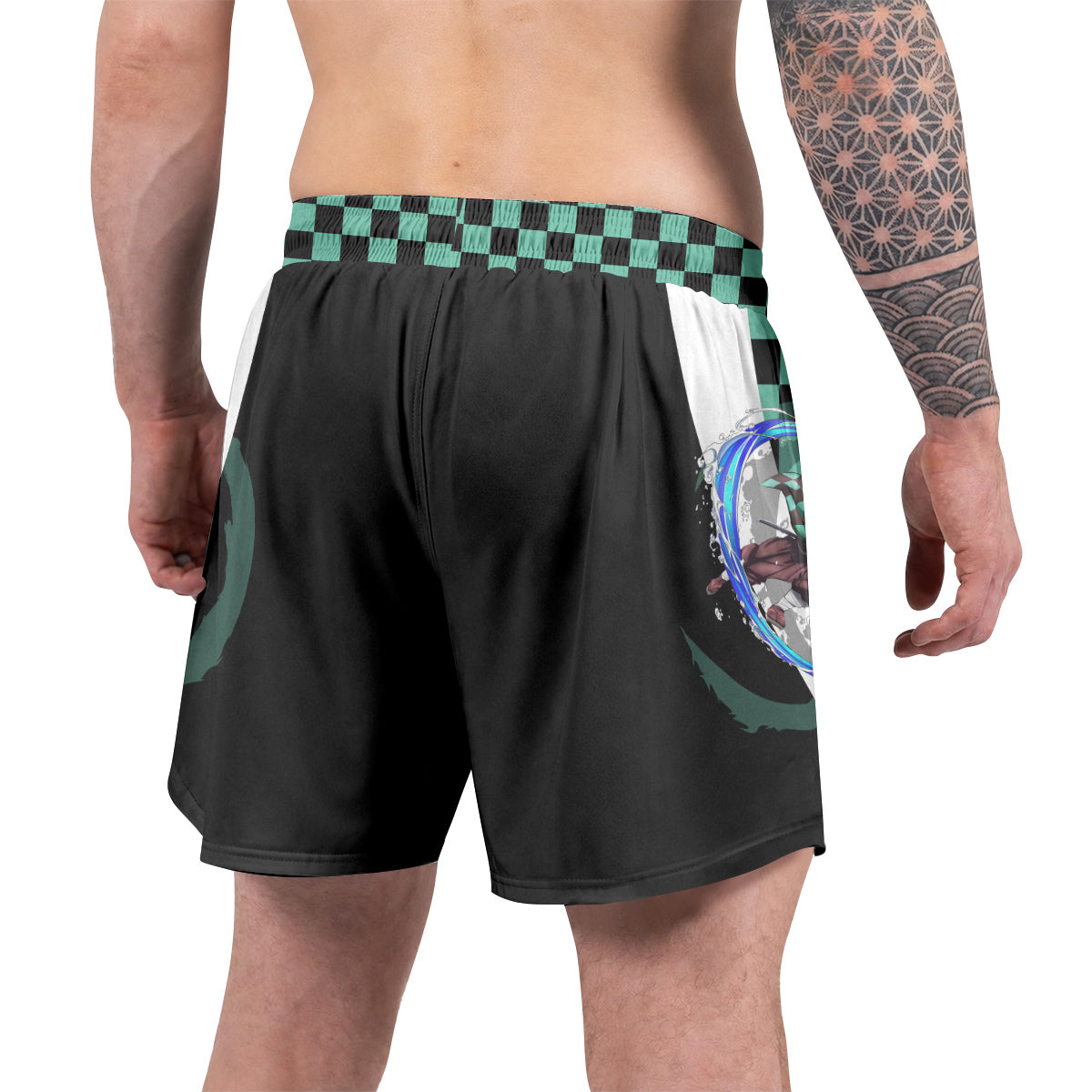 Kimetsu no Yaiba Tanjiro Hinokami Kagura Grappling Shorts