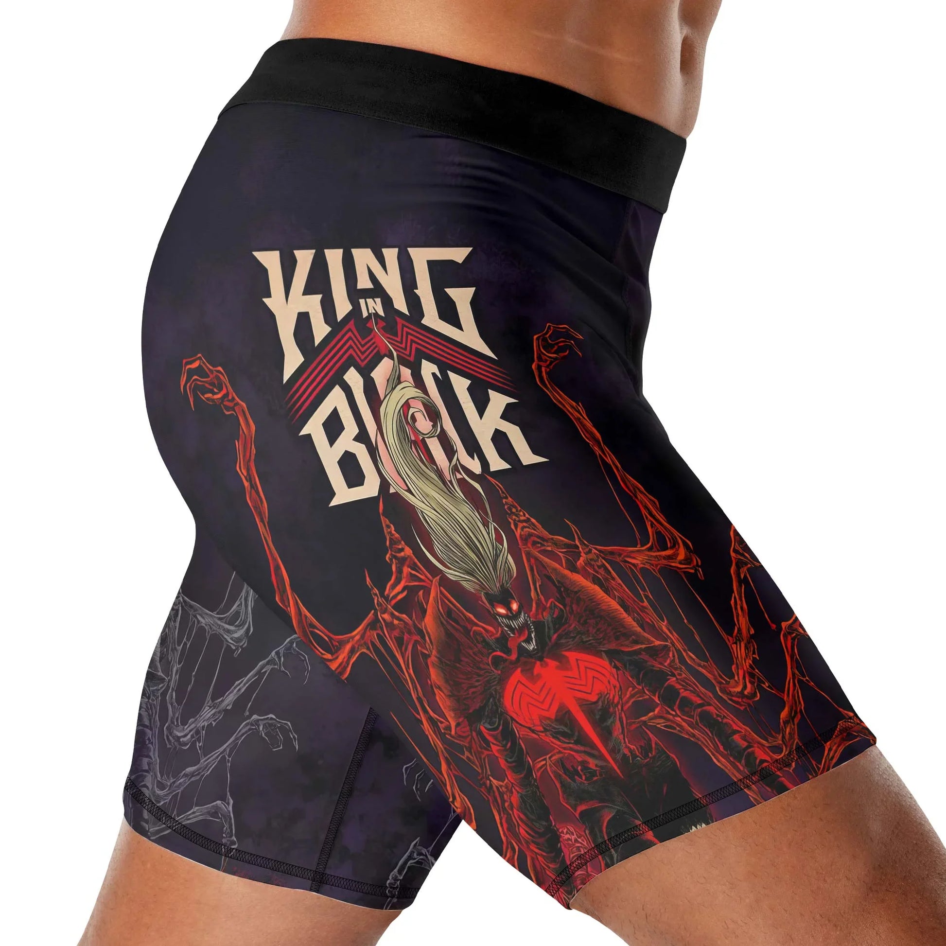 King in Black Compression Shorts