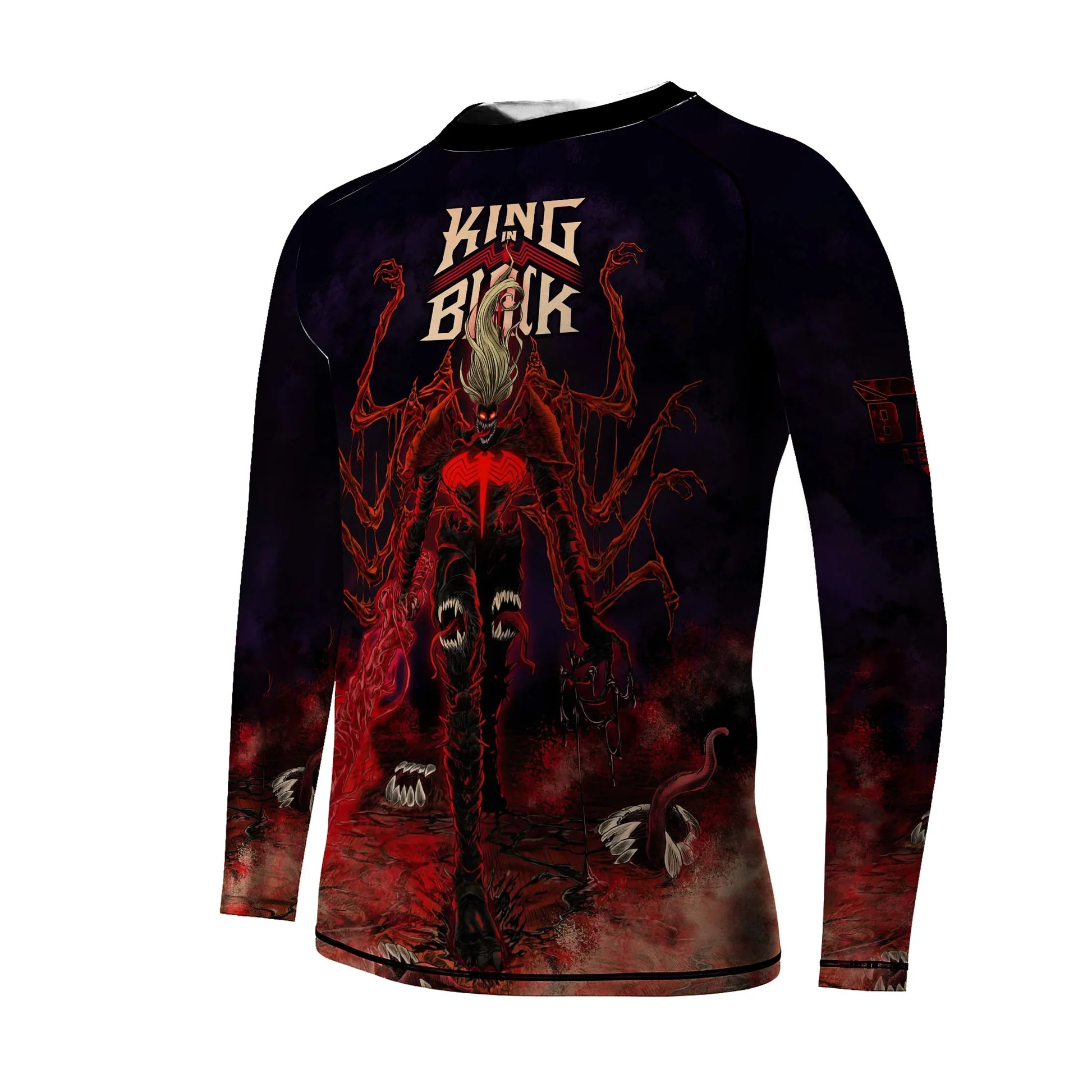 King in Black Kids Rash Guard