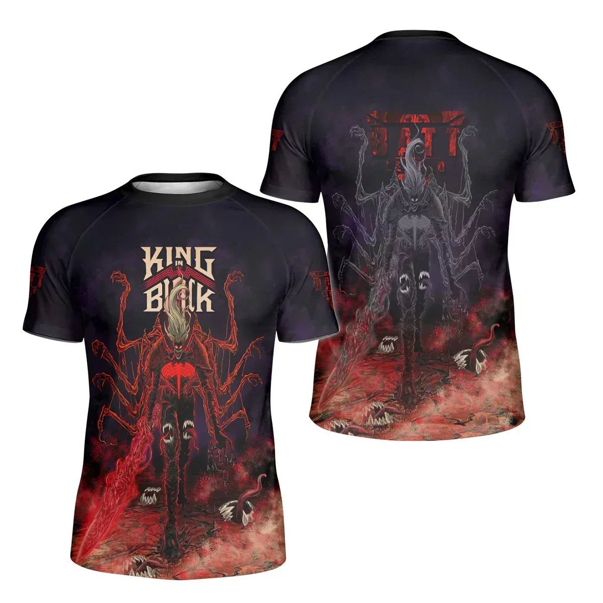 King in Black Kids Rash Guard