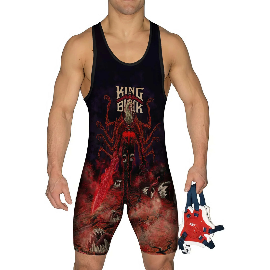 King in Black Wrestling Singlet