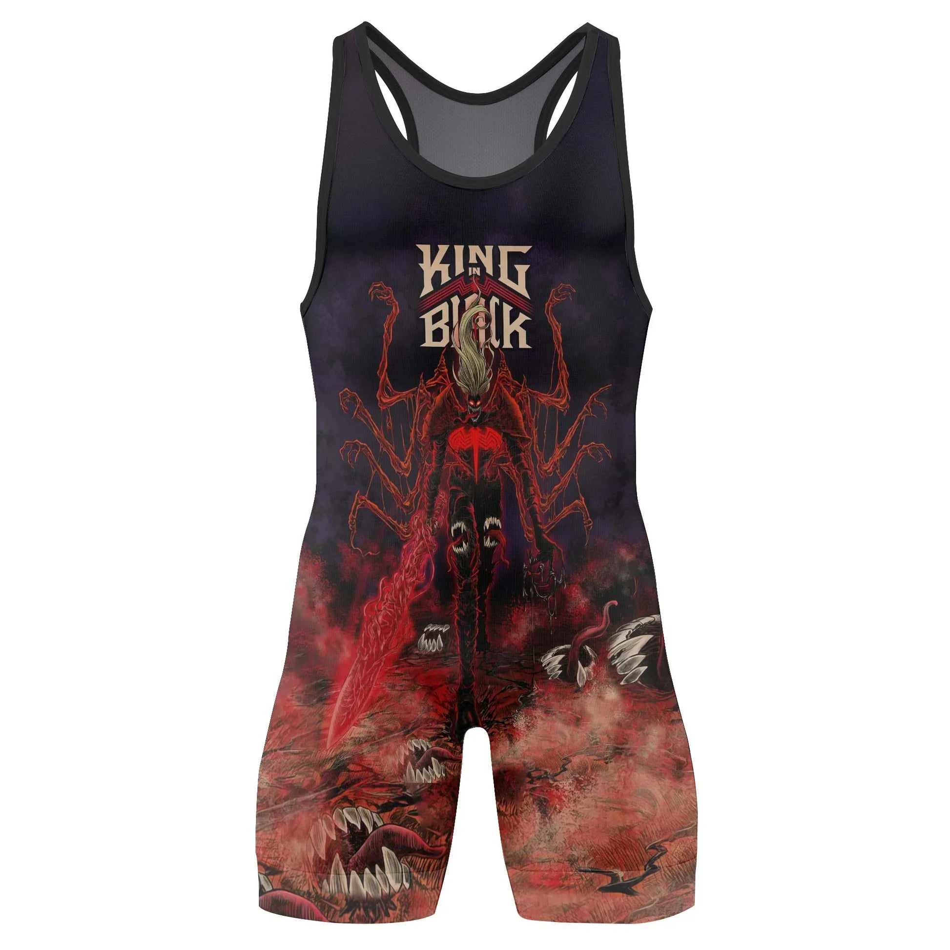 King in Black Wrestling Singlet