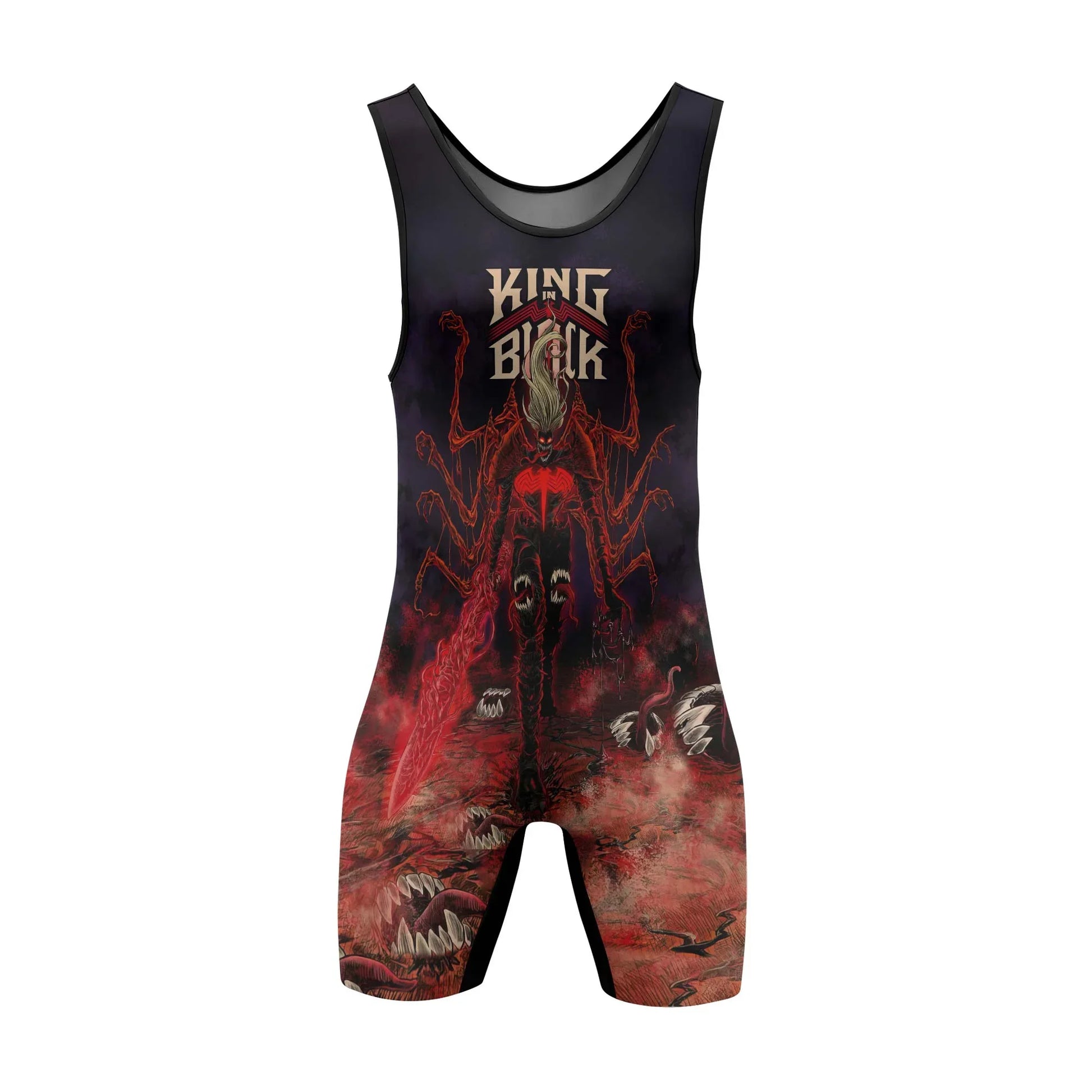 King in Black Wrestling Singlet