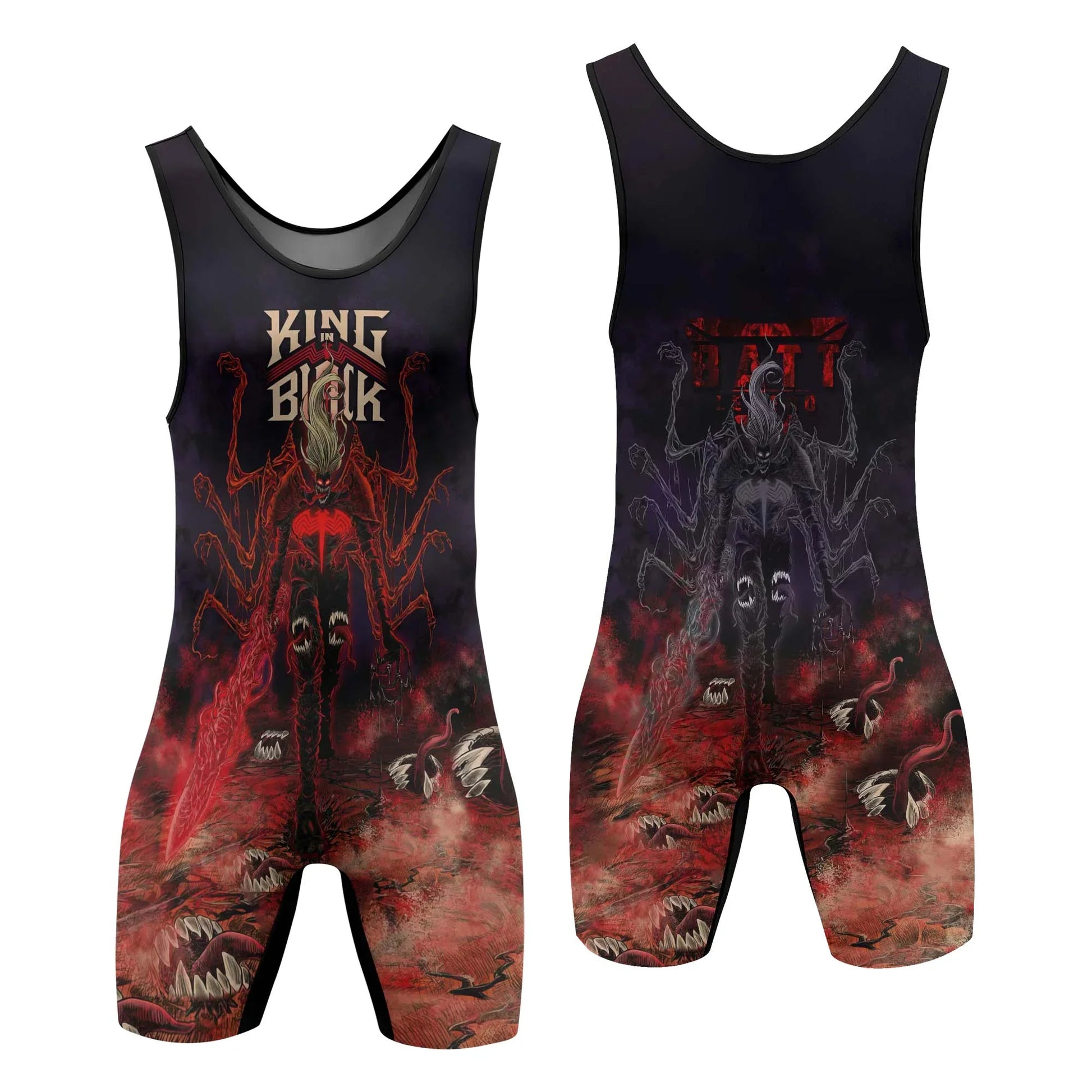 King in Black Wrestling Singlet