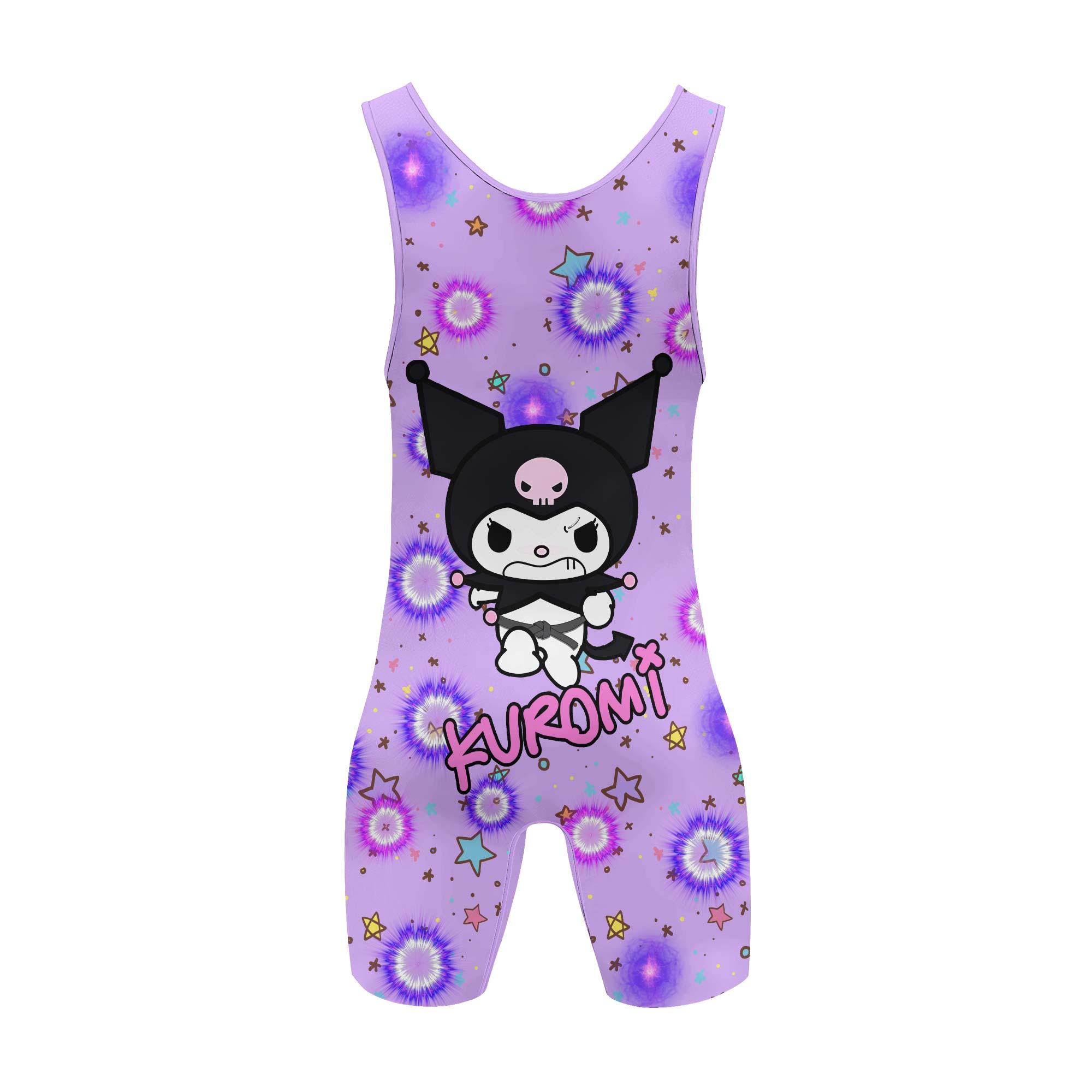 Kuromi Wrestling Singlet - Dynamic Athletic Wear