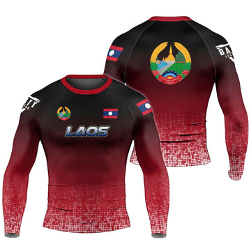 Laos Halftone Rash Guard