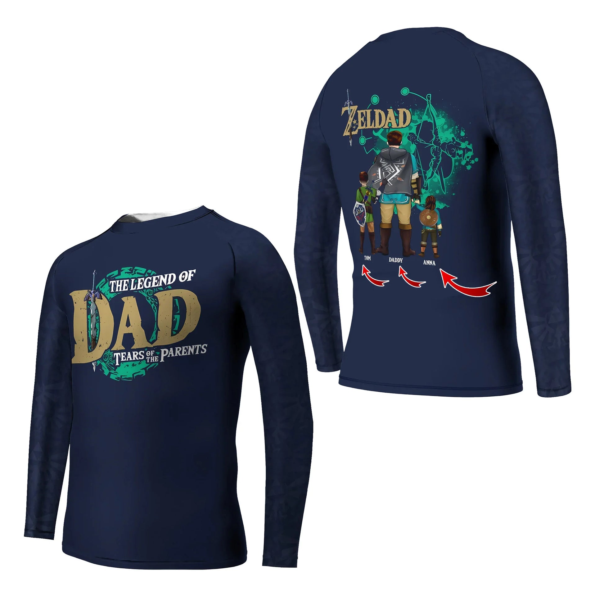 Legend of ZelDad Kids Rash Guard