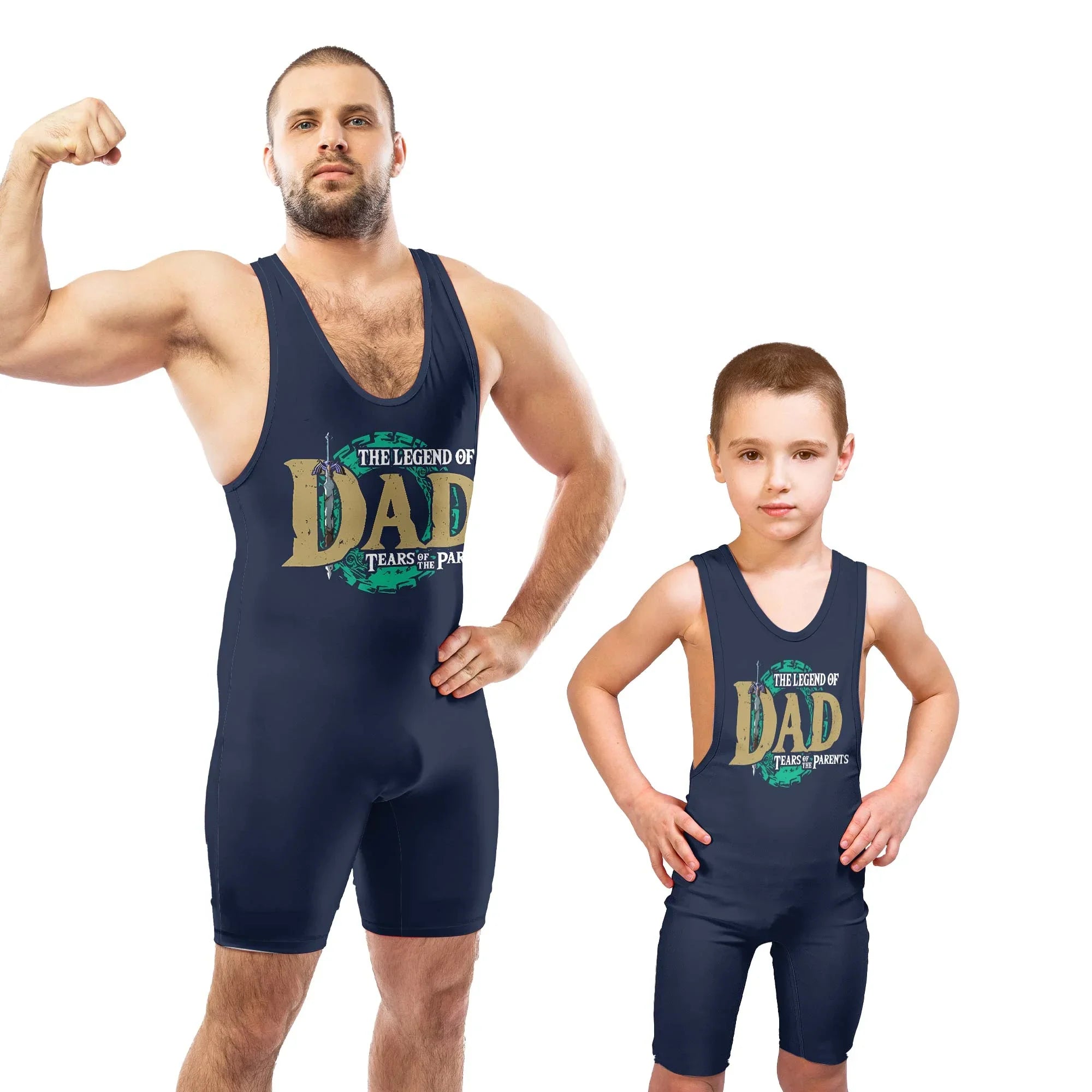 Legend of ZelDad Wrestling Singlet