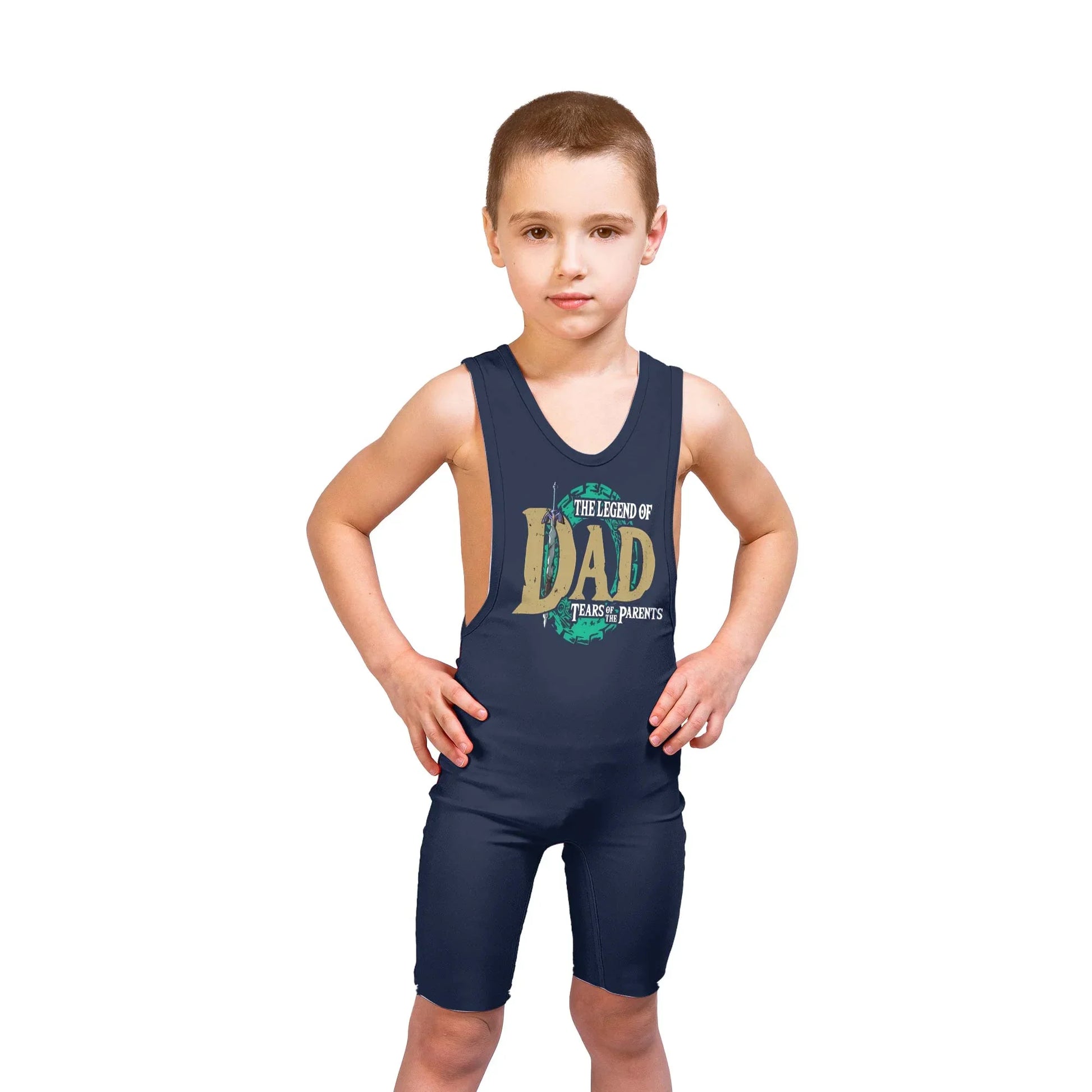 Legend of ZelDad Wrestling Singlet