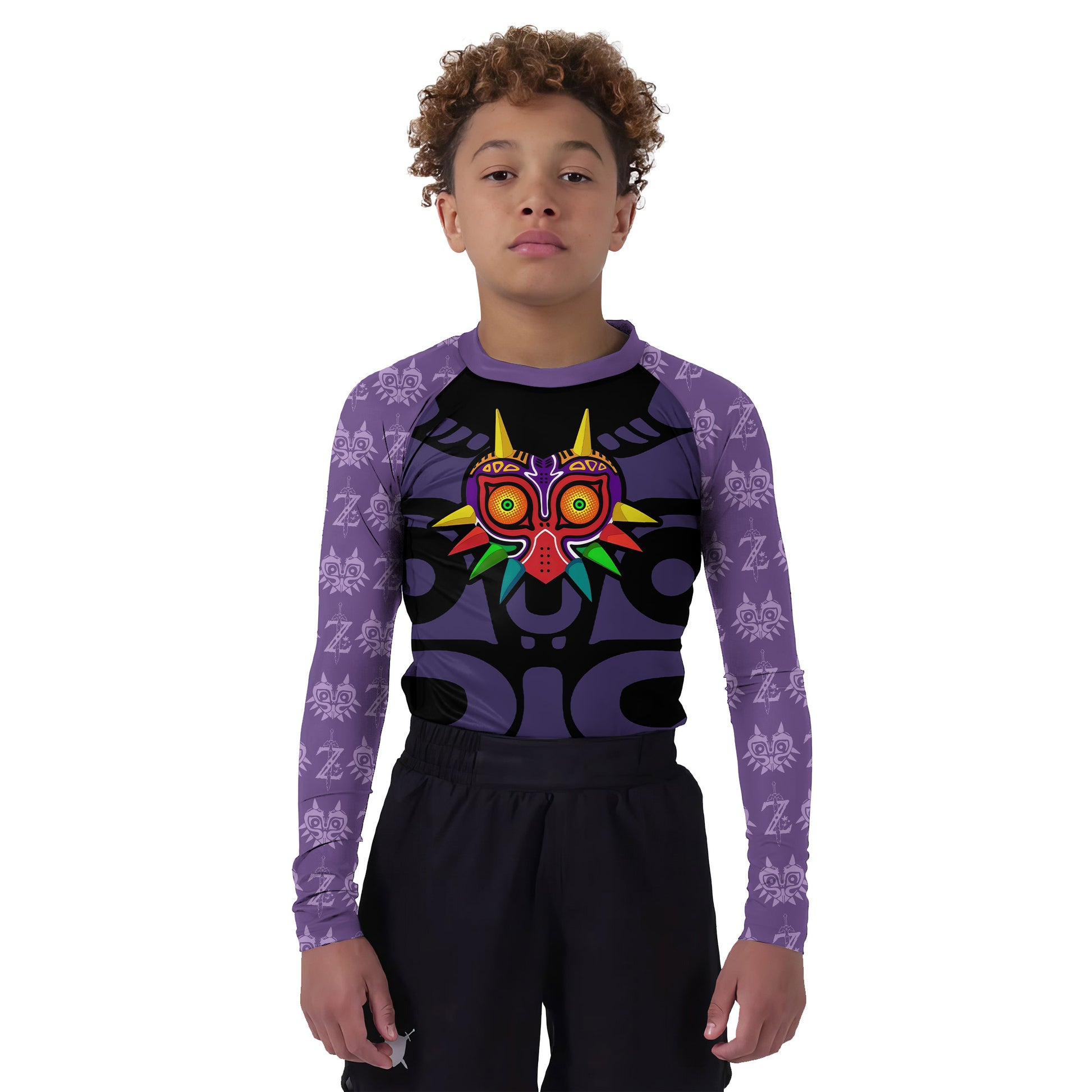 Legend of Zelda Majora's Mask Kids Rash Guard