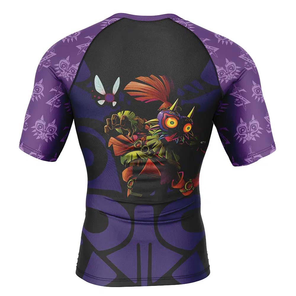 Legend of Zelda Majora's Mask Short Sleeve Rash Guard