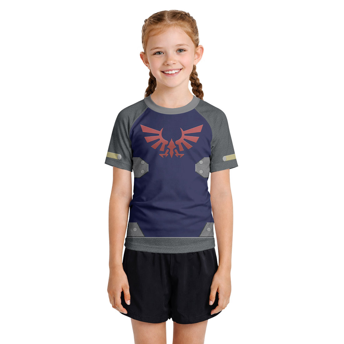 Legend of Zelda Shield Kids Rash Guard