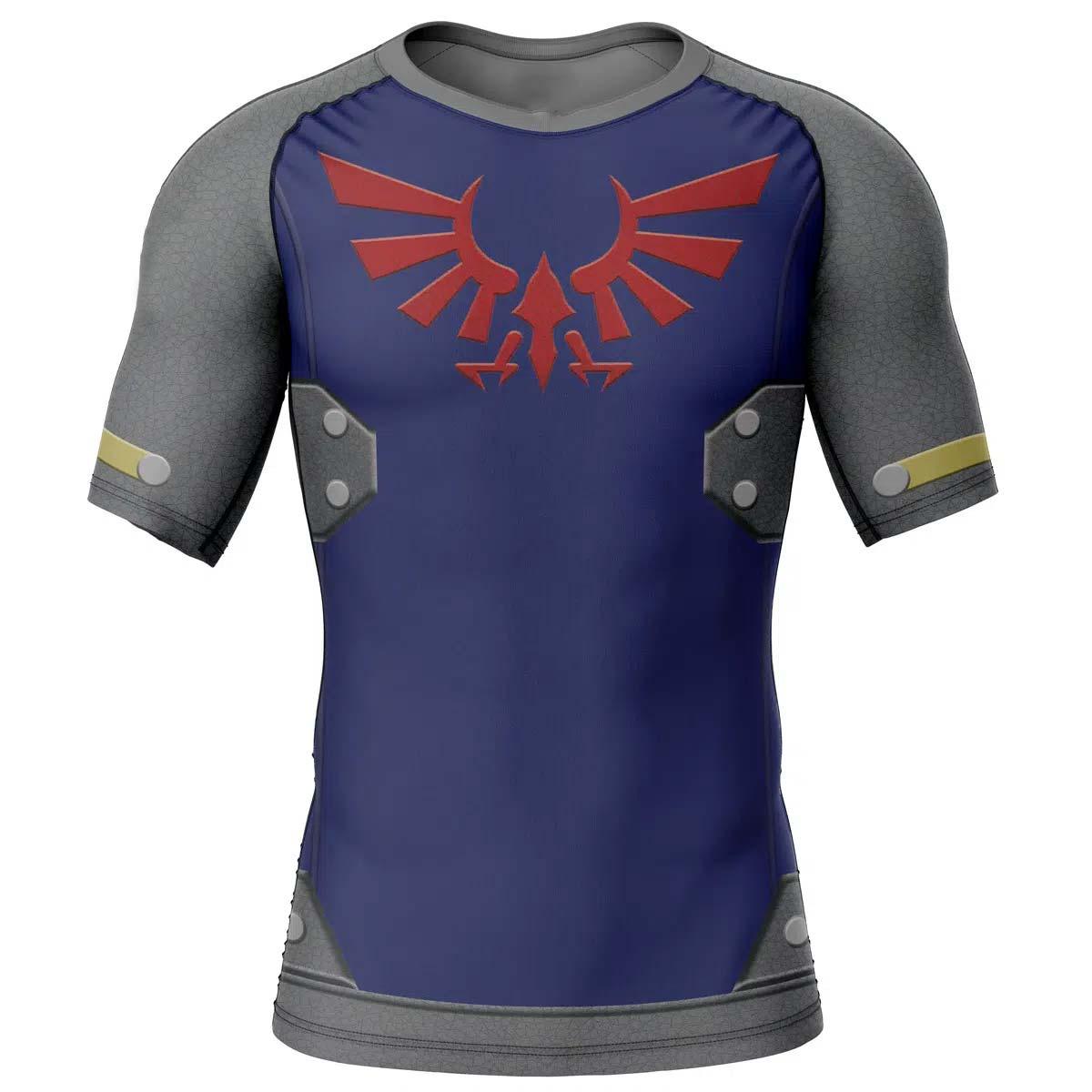 Legend of Zelda Shield Short Sleeve Rash Guard