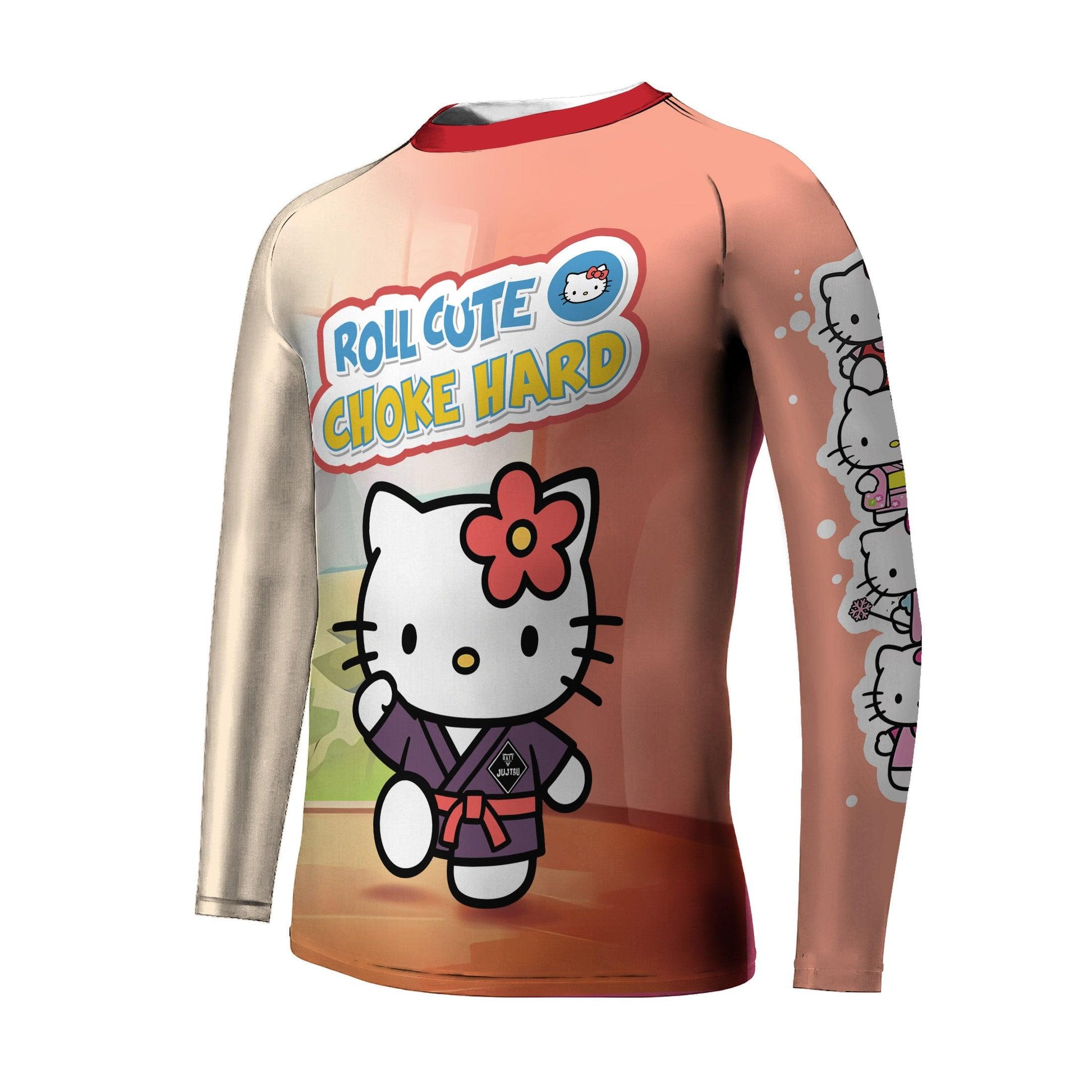 Let's Roll With Hello Kitty Kids Rash Guard