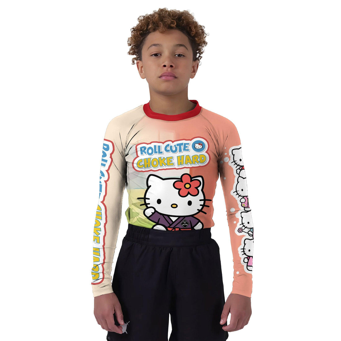 Let's Roll With Hello Kitty Kids Rash Guard