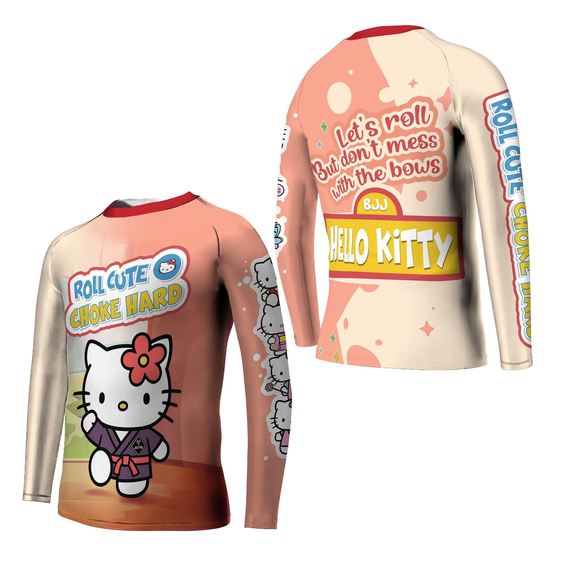 Let's Roll With Hello Kitty Kids Rash Guard