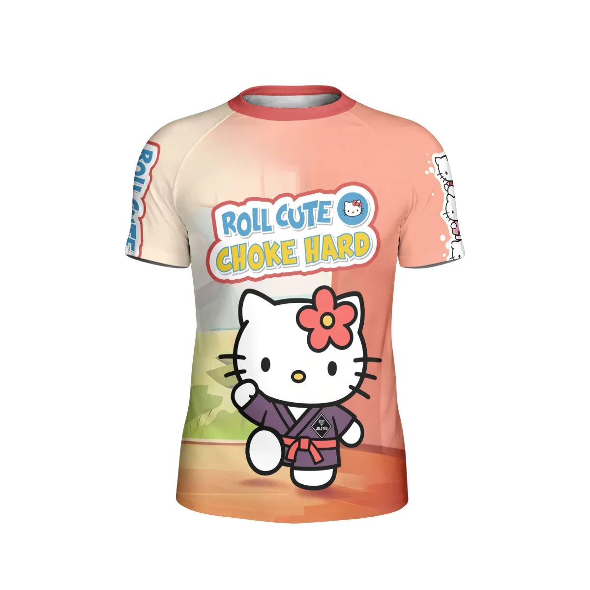 Let's Roll With Hello Kitty Kids Rash Guard