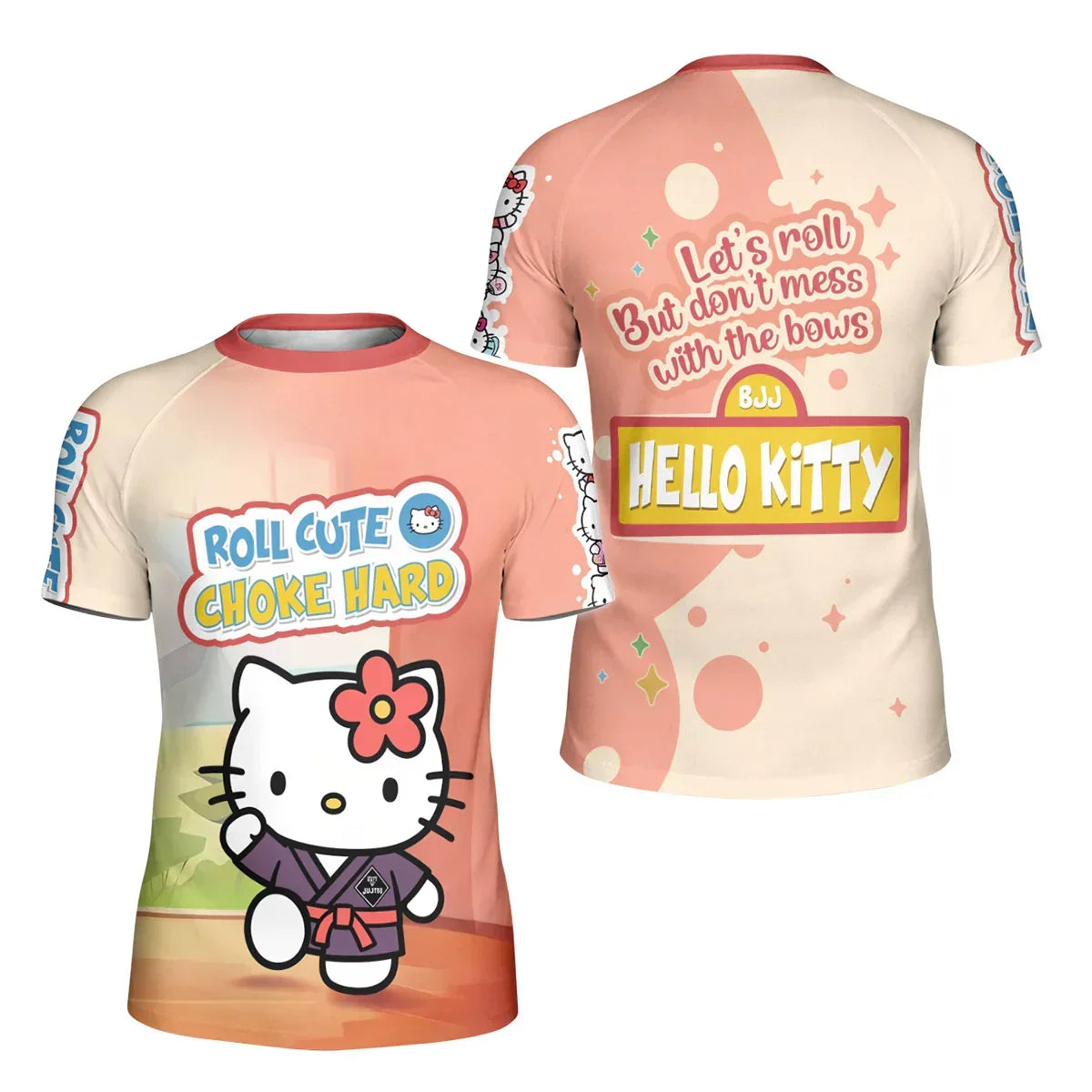 Let's Roll With Hello Kitty Kids Rash Guard