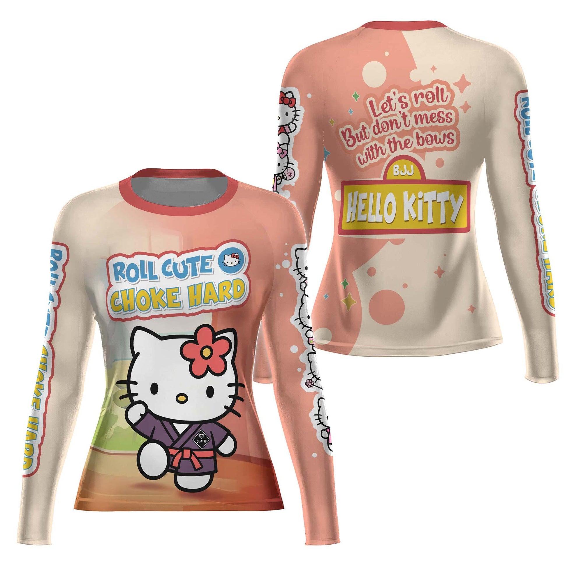 Let's Roll With Hello Kitty Rash Guard