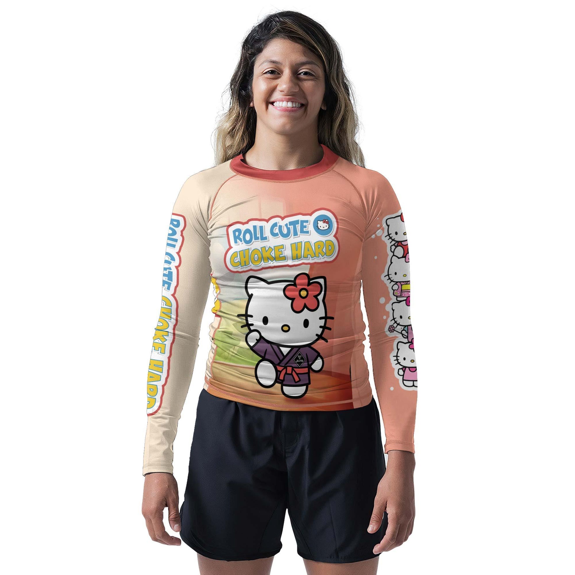 Let's Roll With Hello Kitty Rash Guard