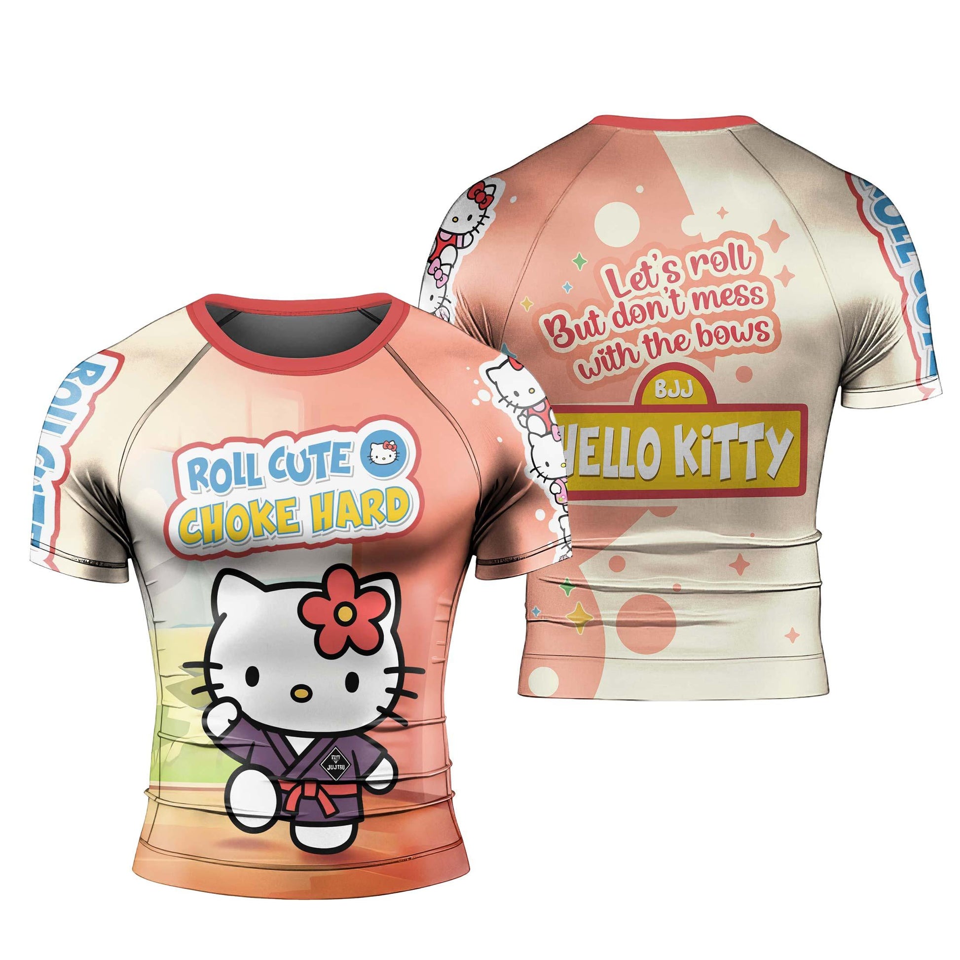 Let's Roll With Hello Kitty Rash Guard